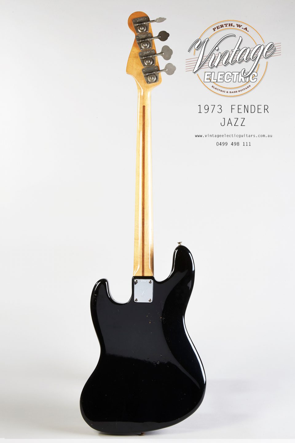 1973 Fender Jazz Back of Body
