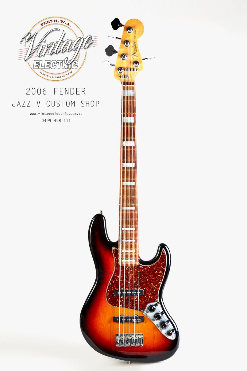 2006 Fender Jazz V Custom Shop Bass