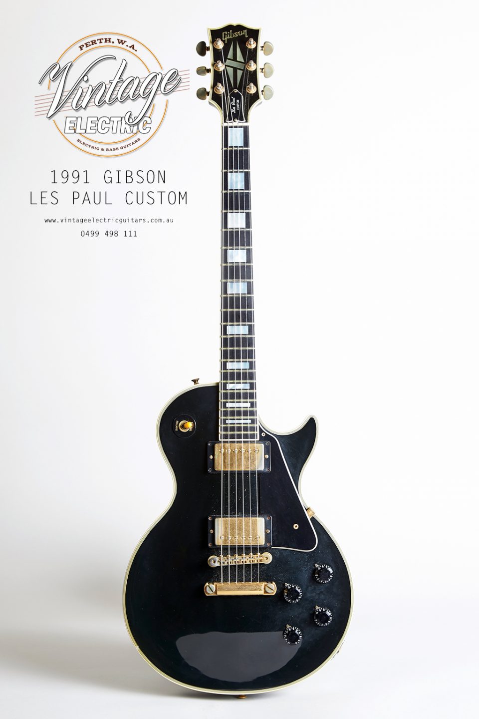 1991 gibson les paul ebony weight