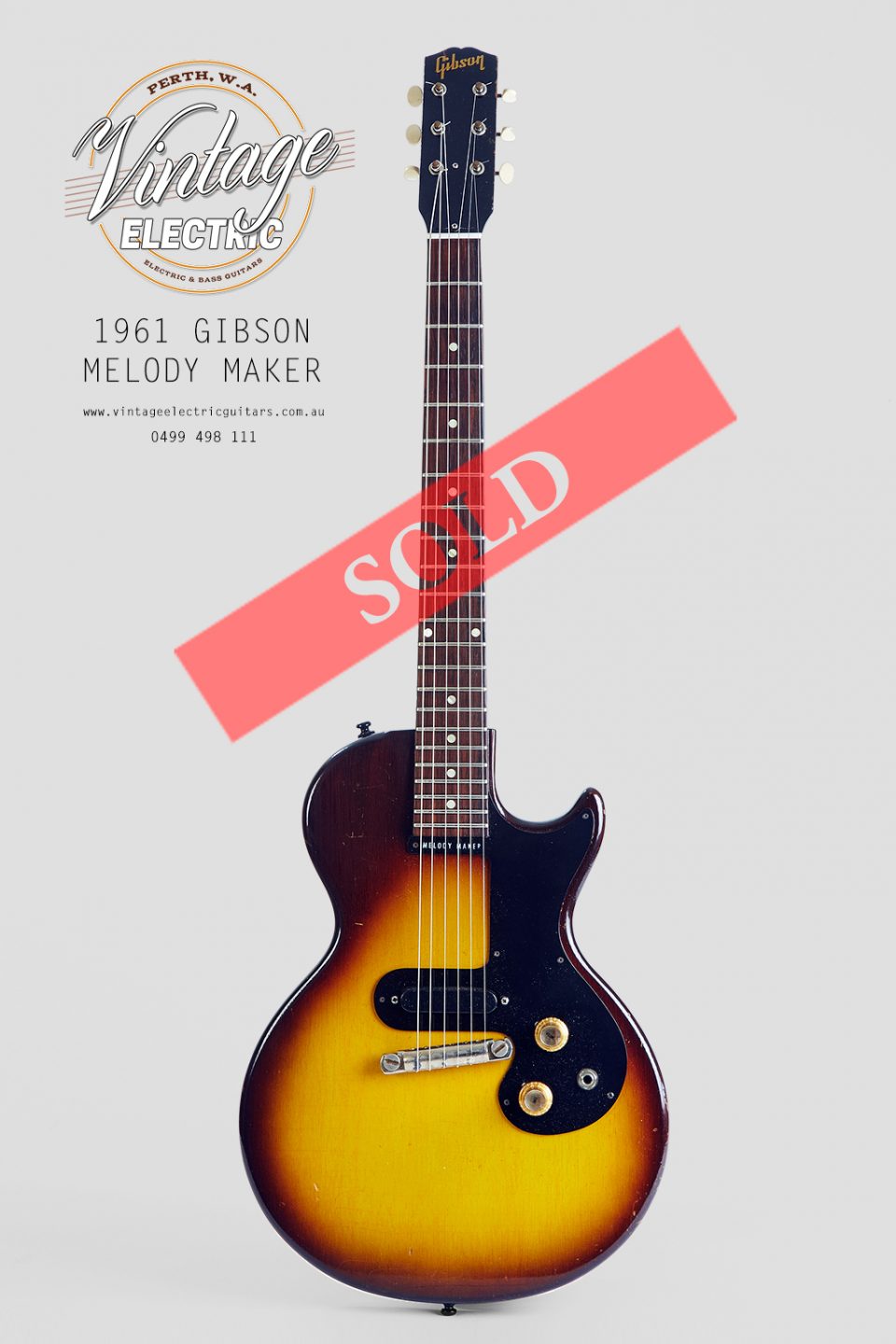 1961 Gibson Melody Maker Sunburst SOLD