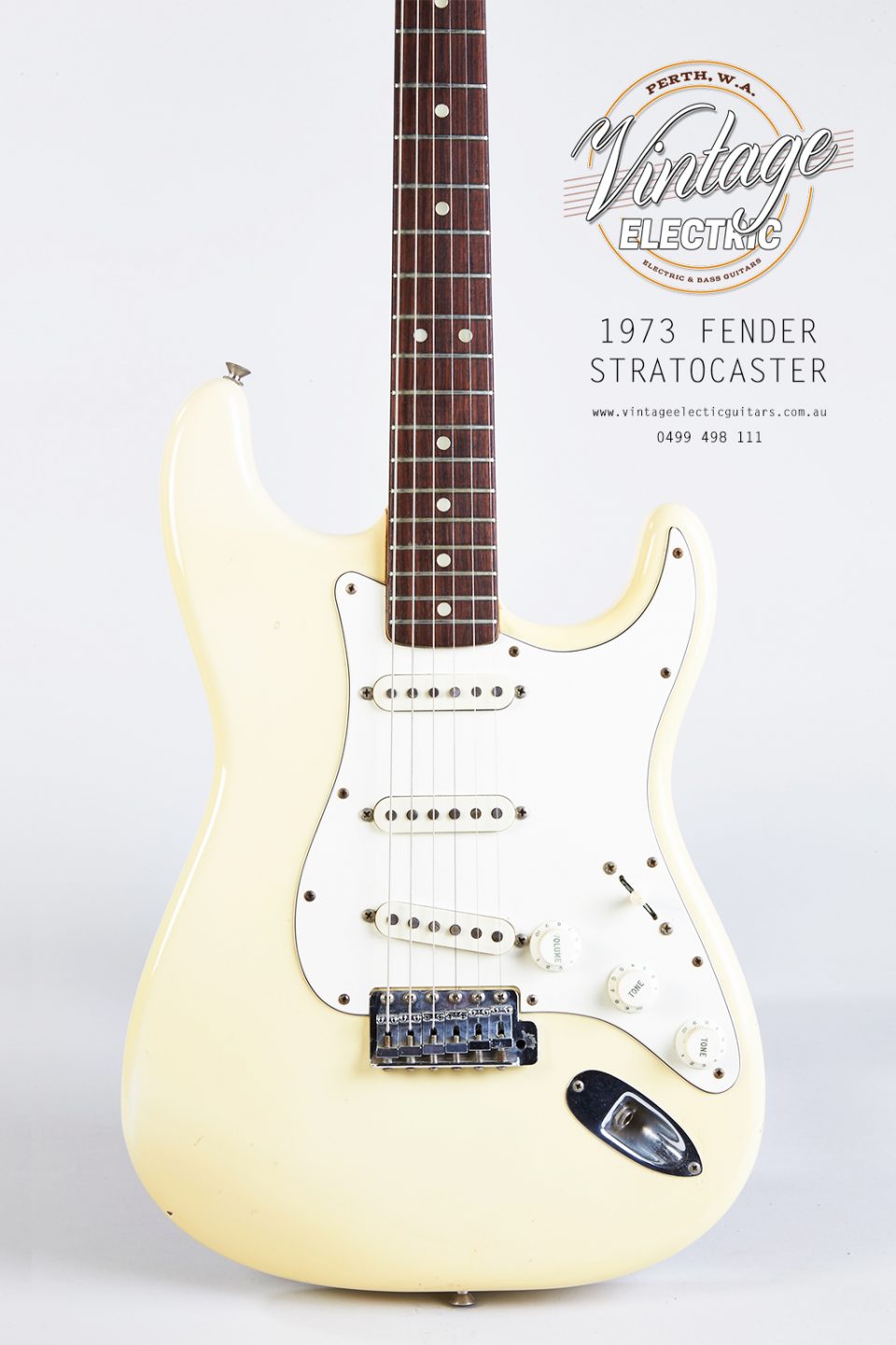 1973 Fender Stratocaster Olympic White Body
