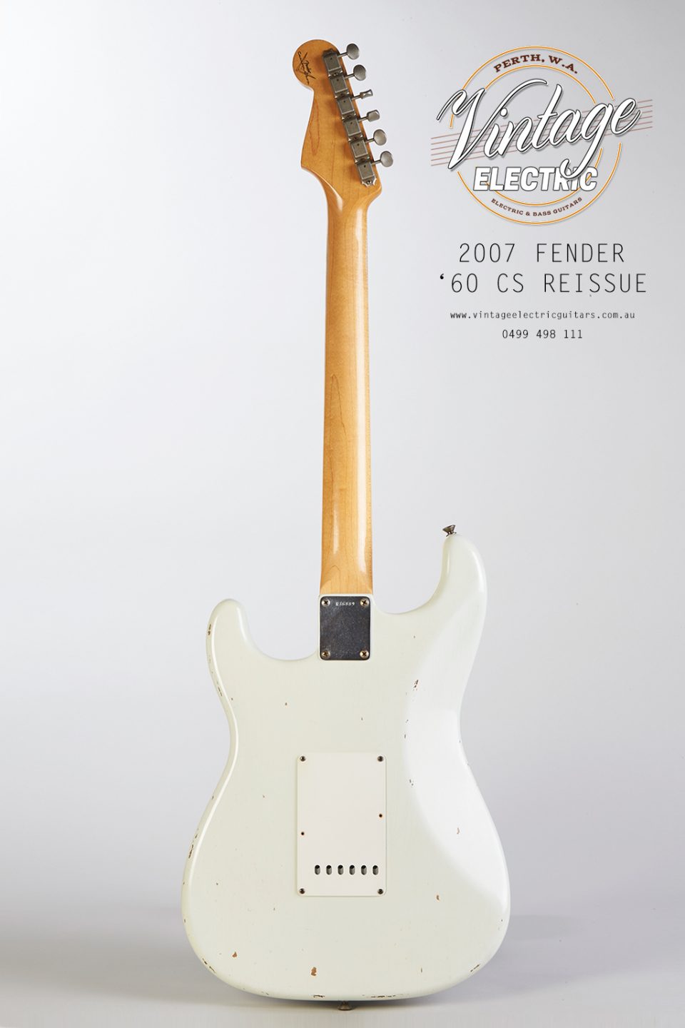 2007 Fender Stratocaster Back of Body