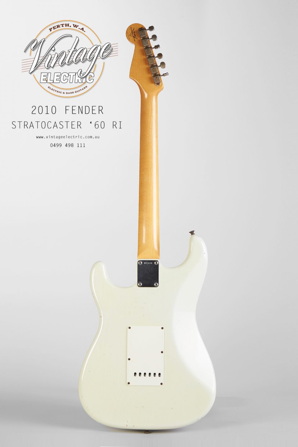 2010 Fender Stratocaster Back