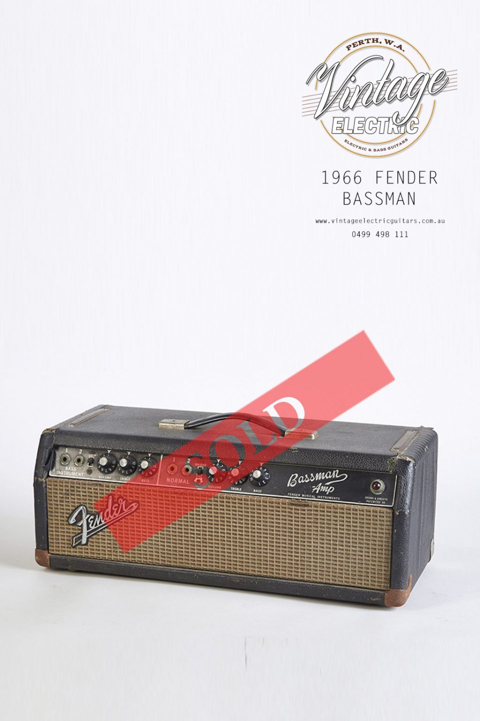 1966 Fender Bassman Large SOLD