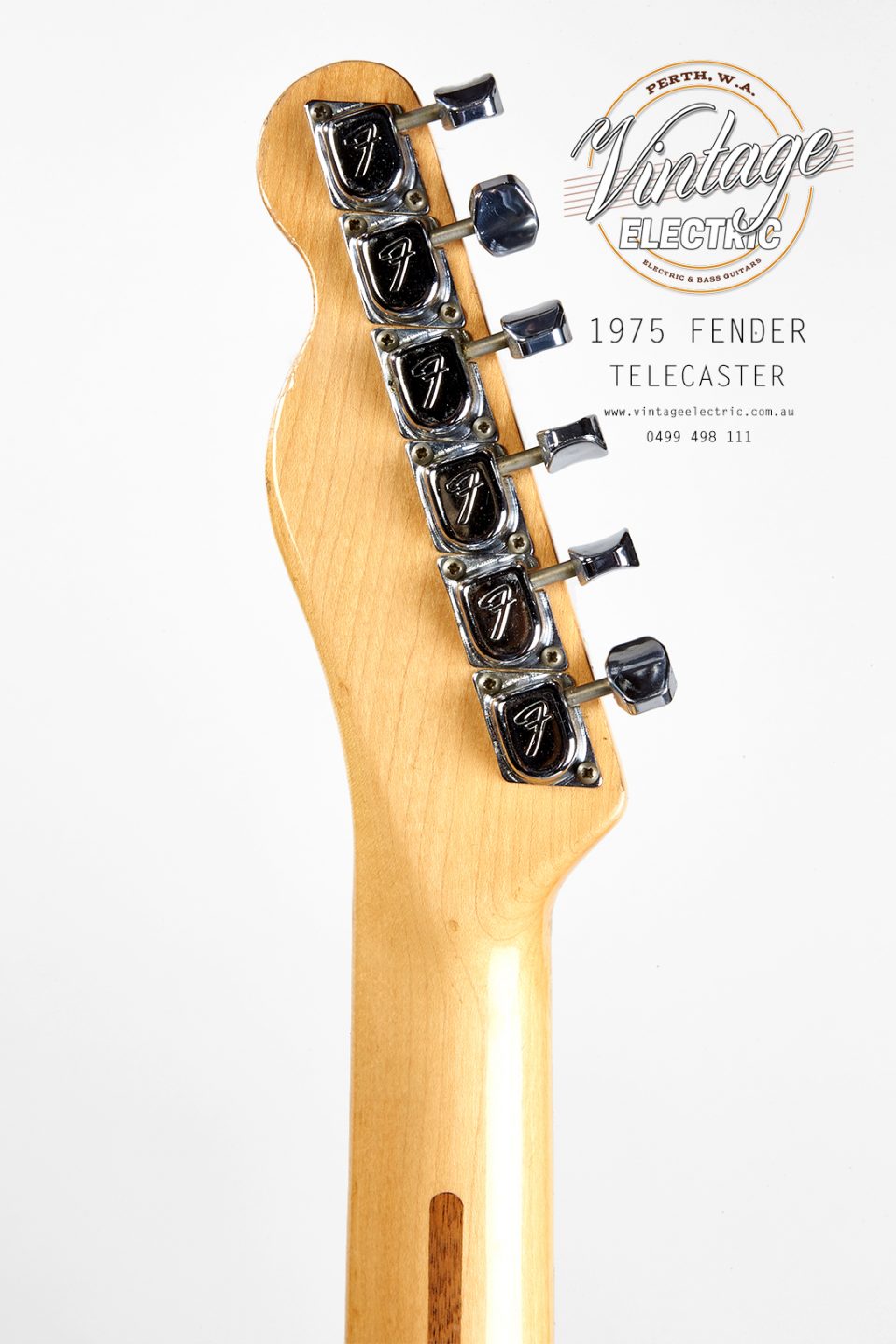 1975 Fender Telecaster Back of Headstock