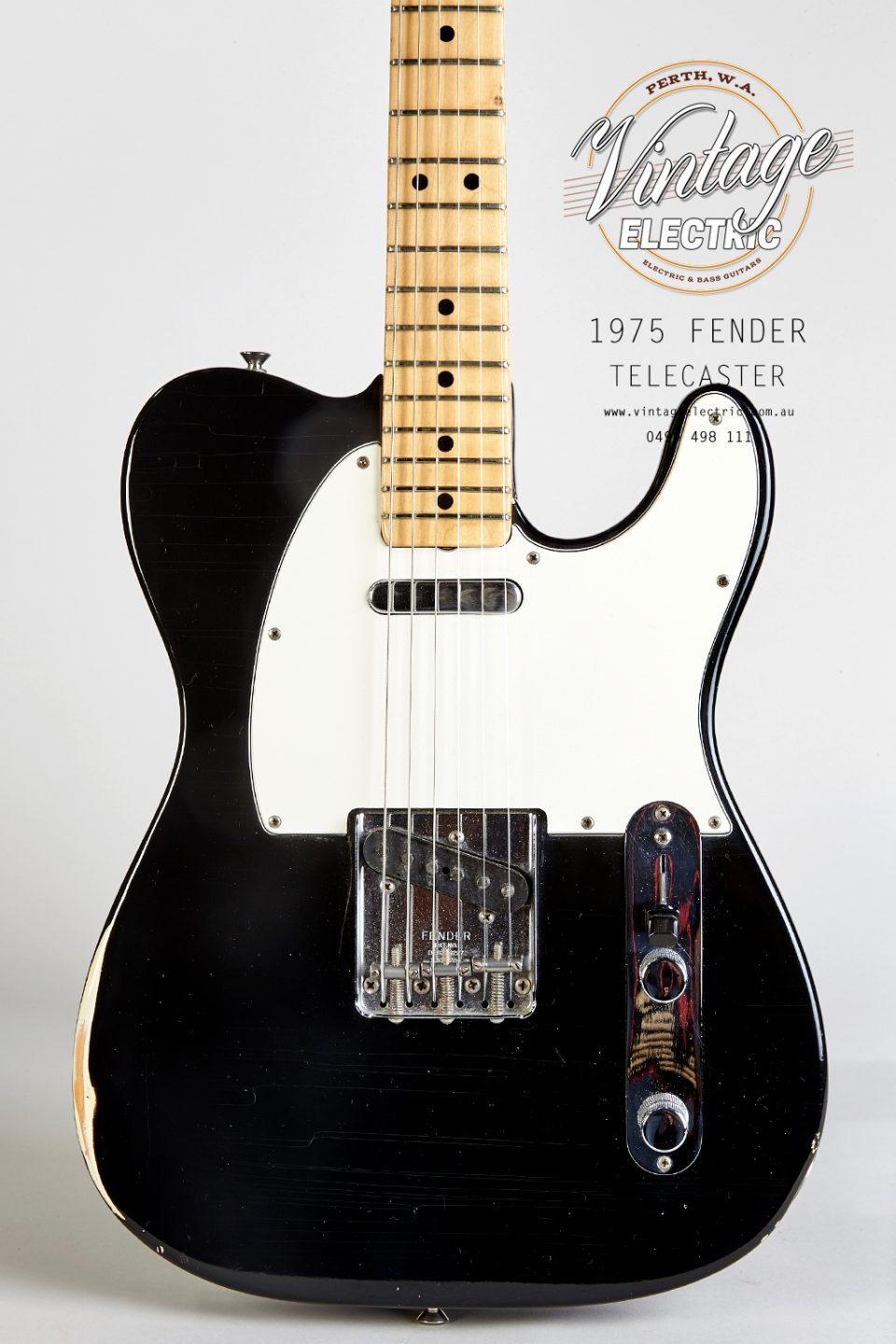 1975 Fender Telecaster Black Body
