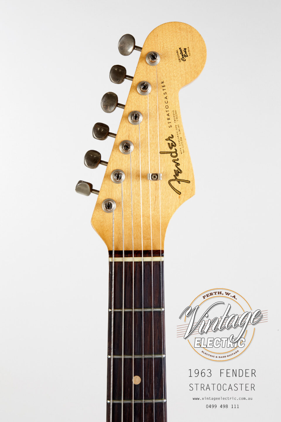 1963 Fender Stratocaster Headstock