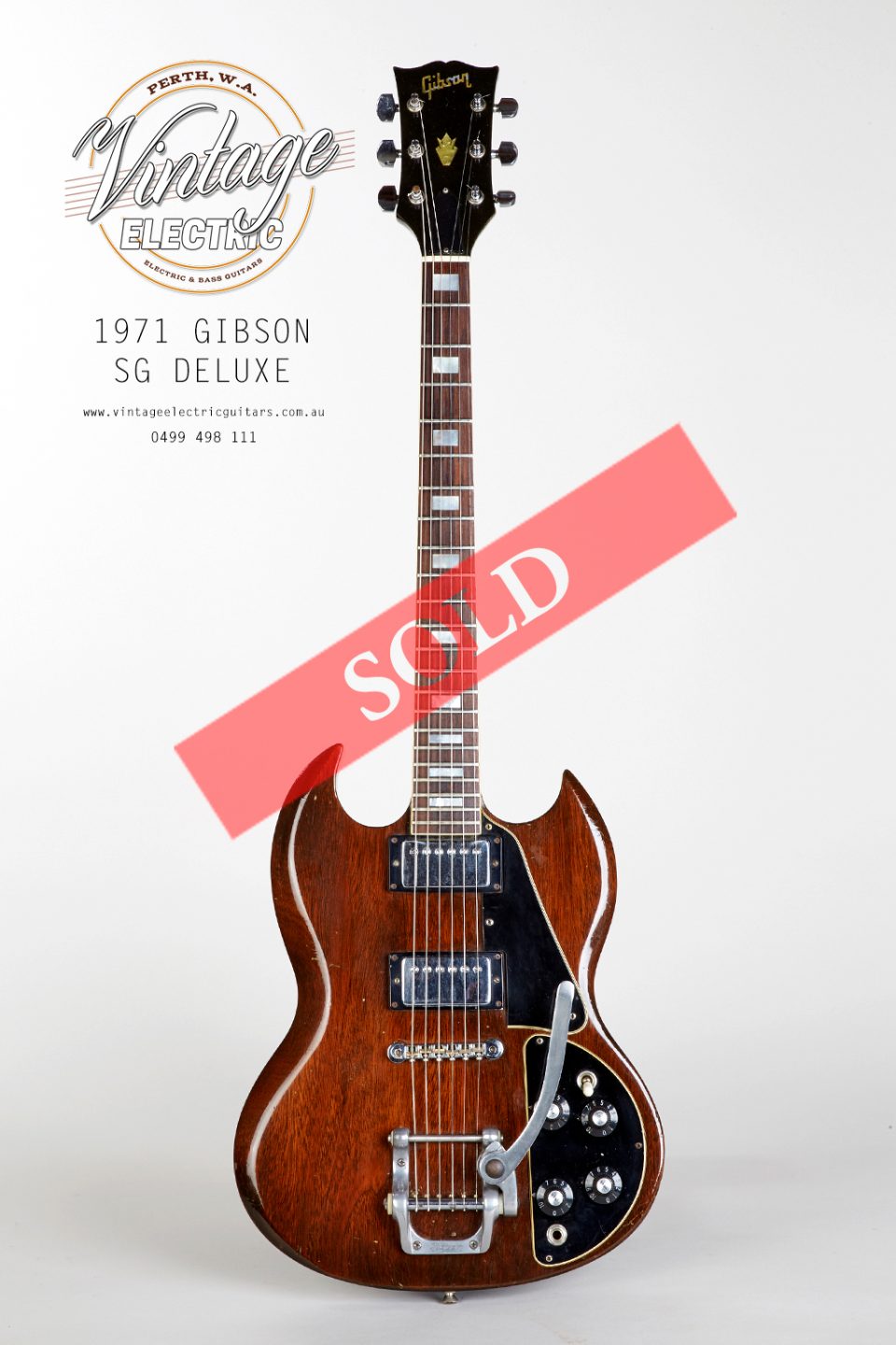 1971 Gibson SG Deluxe SOLD