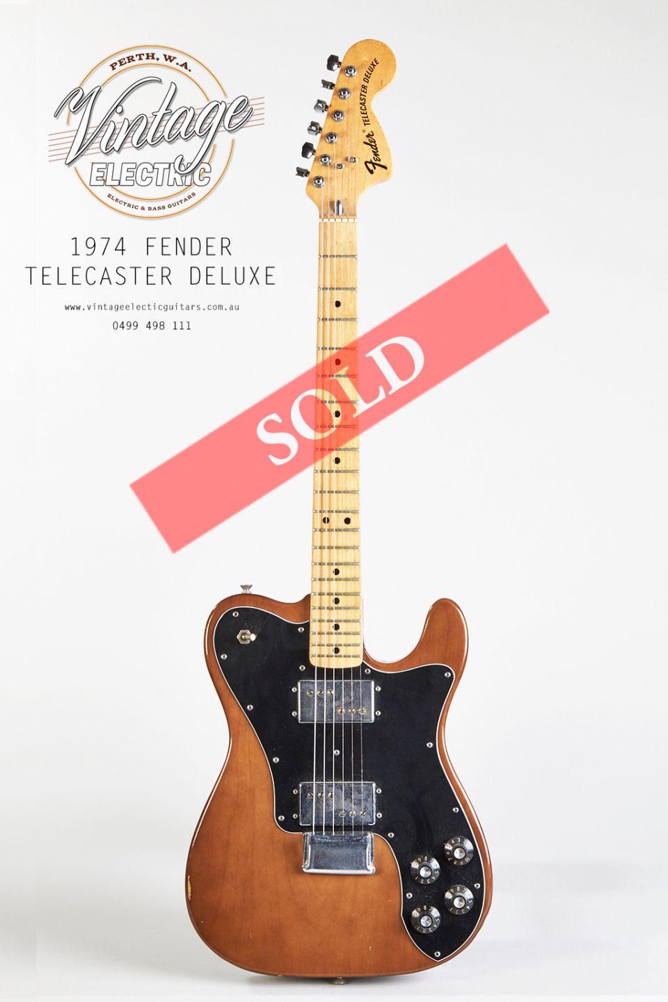 1974 Fender Telecaster Deluxe Mocha Walnut