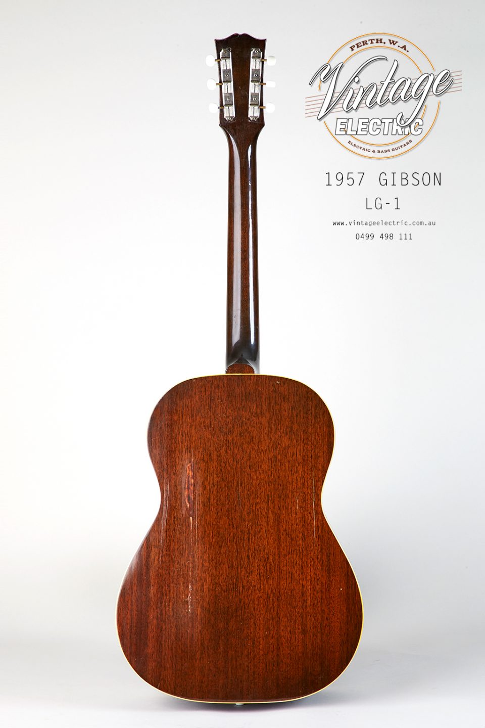 1957 Gibson LG1 Back of Guitar