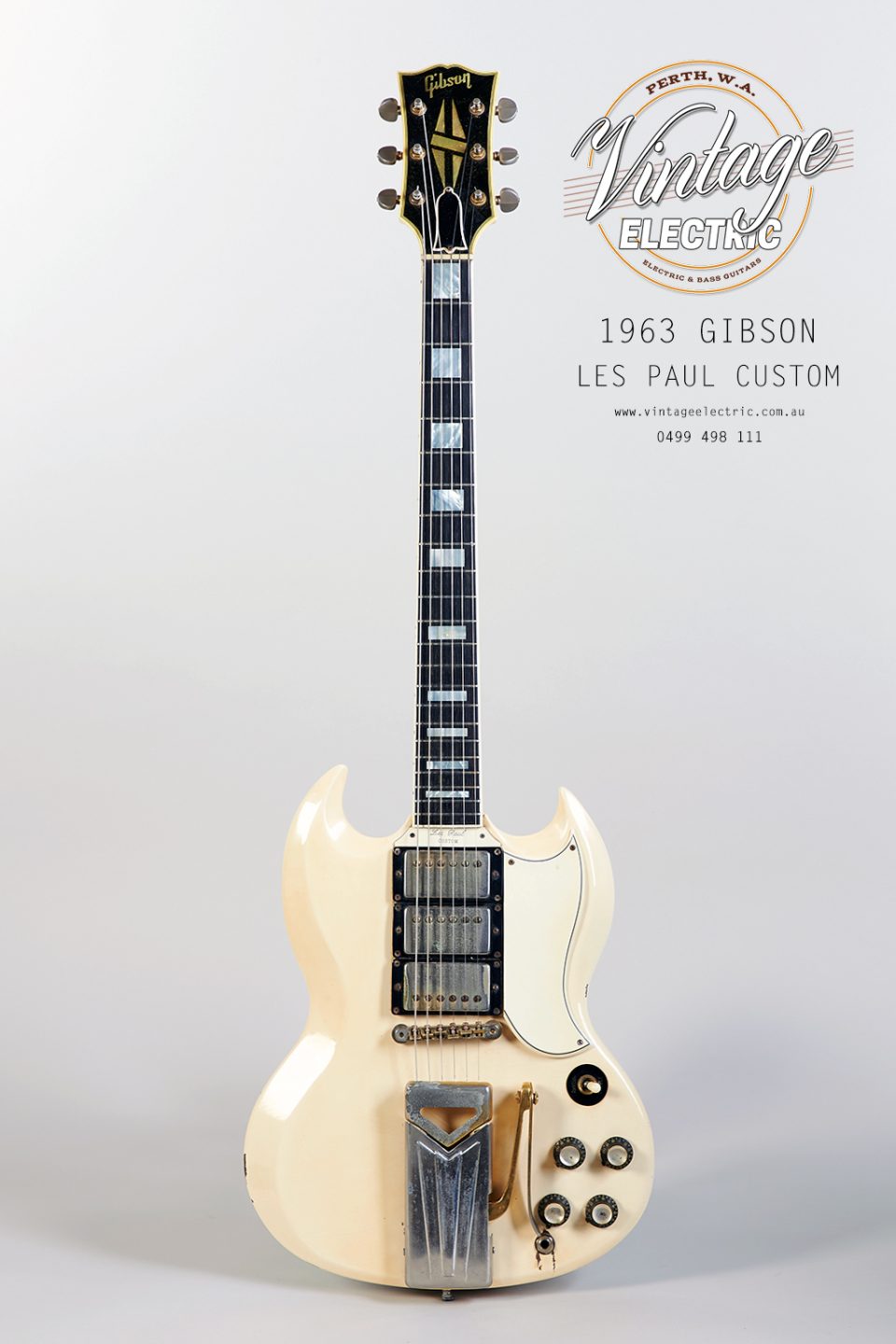 1963 Gibson Les Paul Custom Polaris White