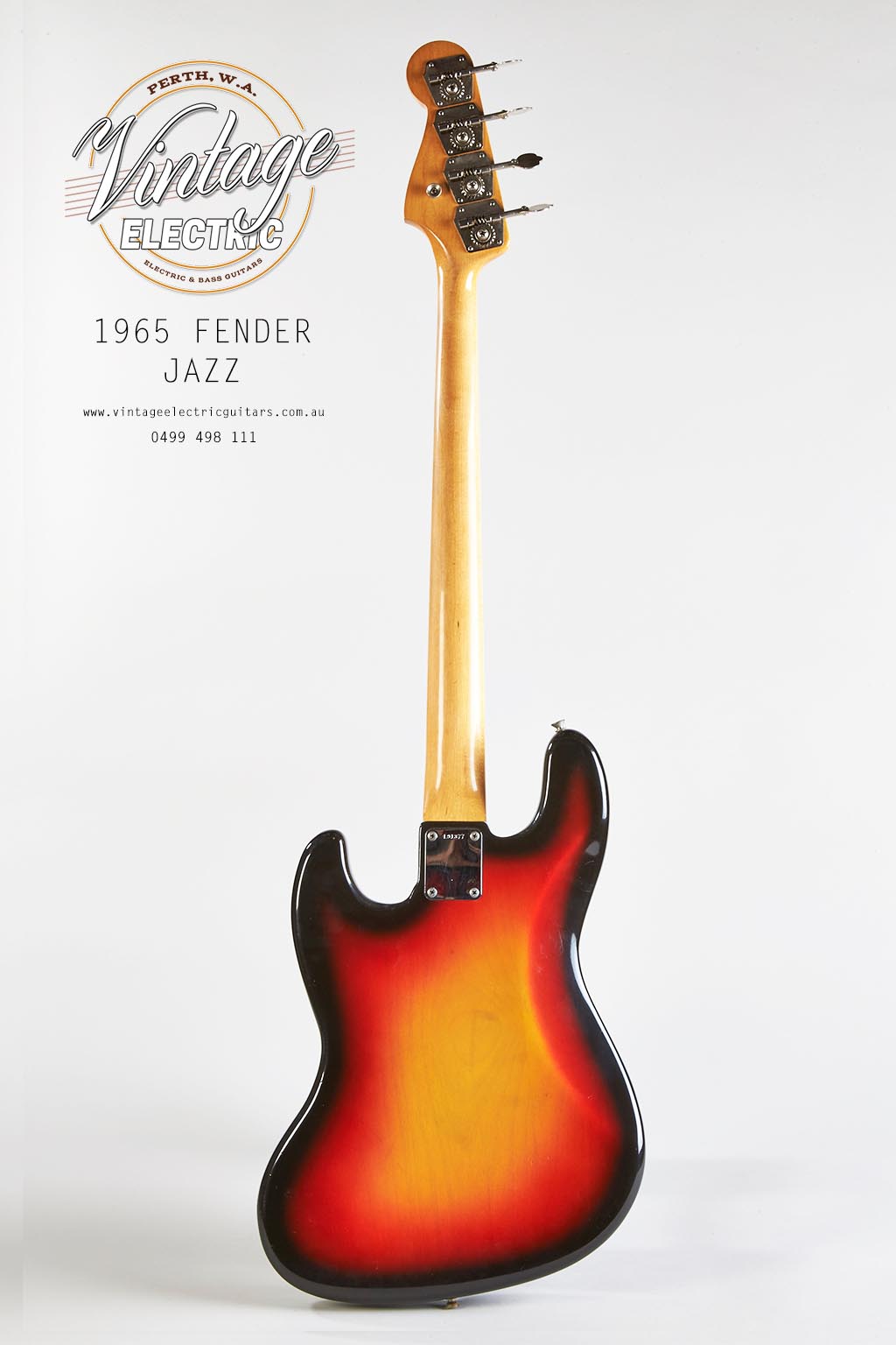 1965 Fender Jazz Bass Back