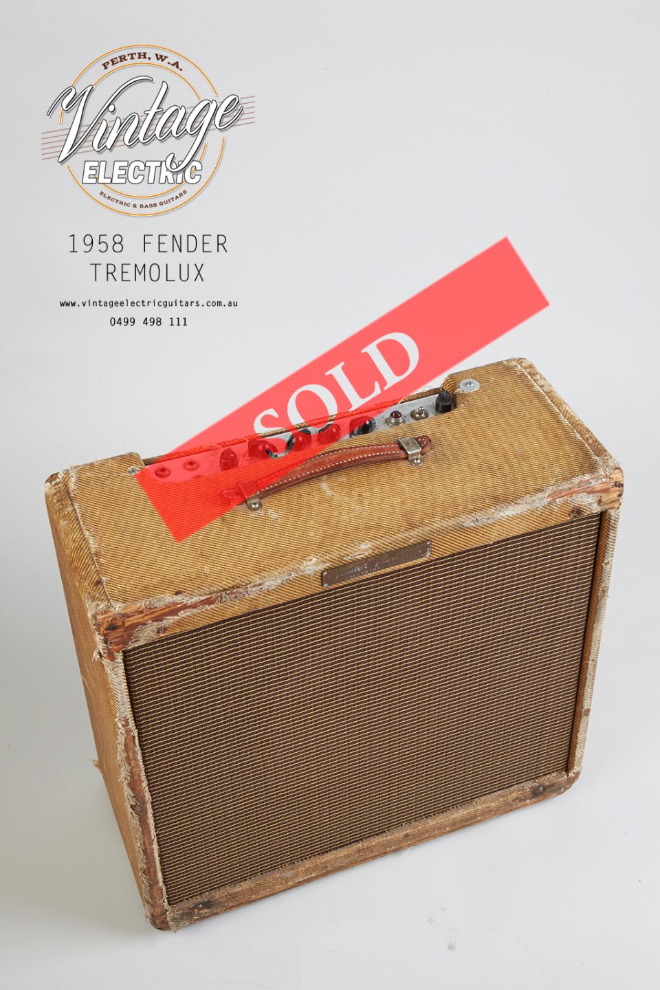1958 Fender Tremolux Vintage Amplifier