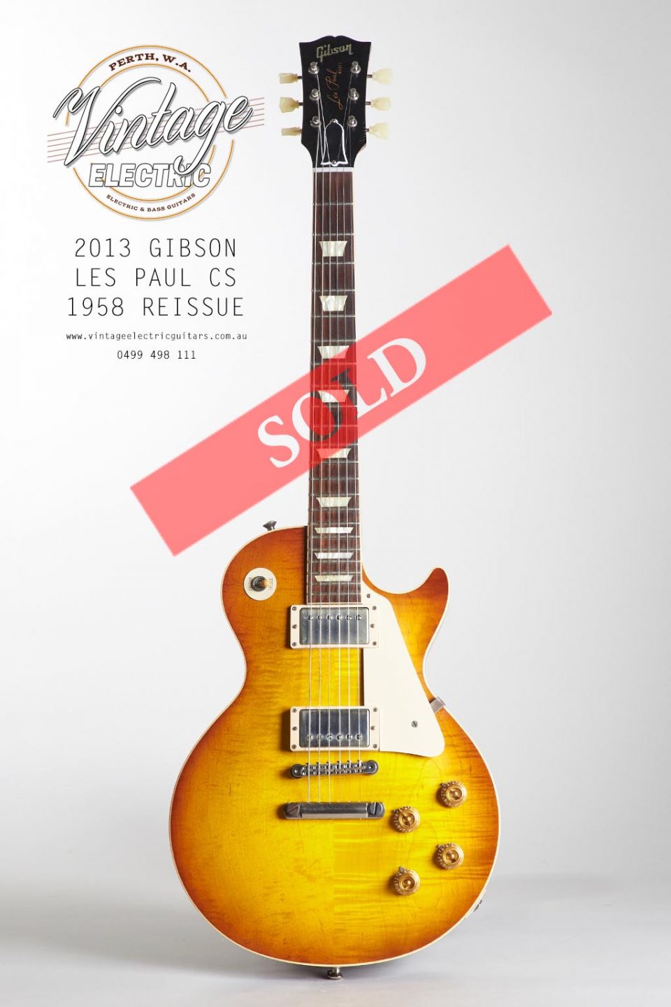 2013 Gibson Les Paul 1958 Custom Shop Reissue