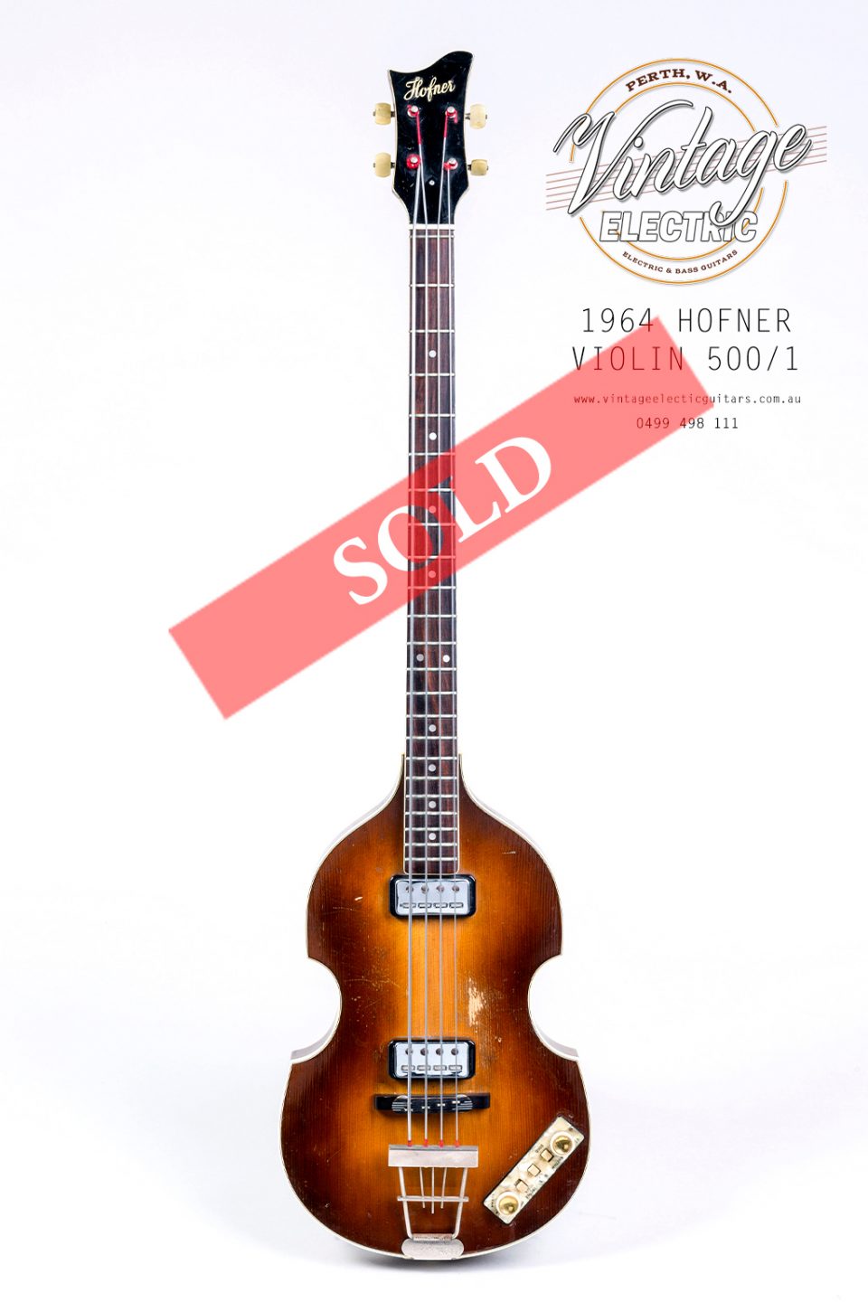 1964 Hofner Violin Bass