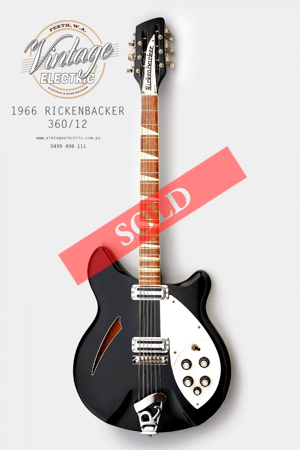 1966 Rickenbacker 360 12 Large SOLD