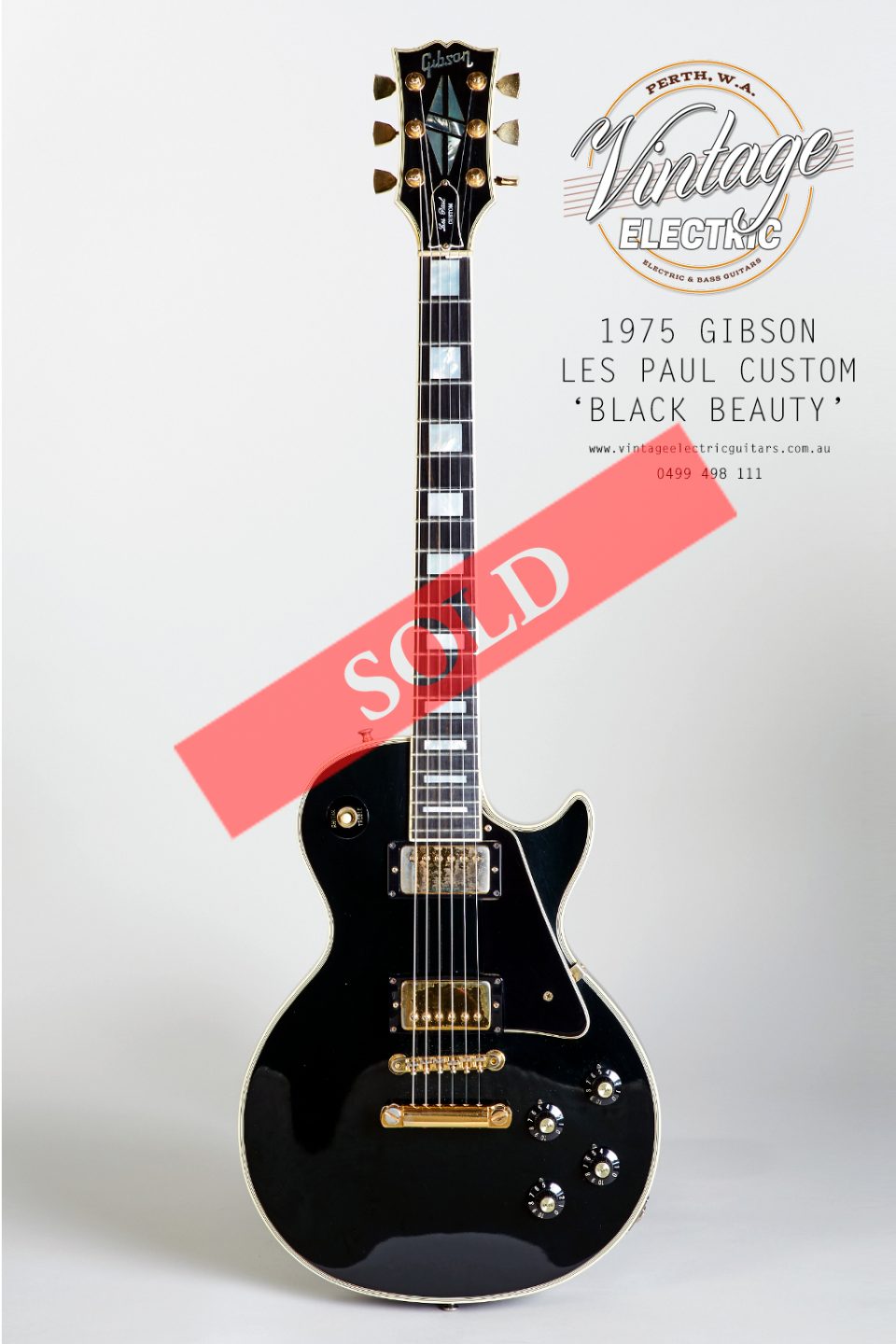 1975 Gibson Les Paul Custom Black Beauty