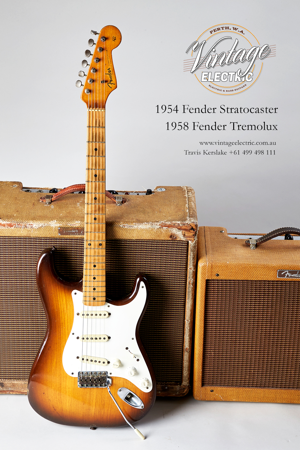 USA 1954 Fender Stratocaster 1958 Fender Tremolux