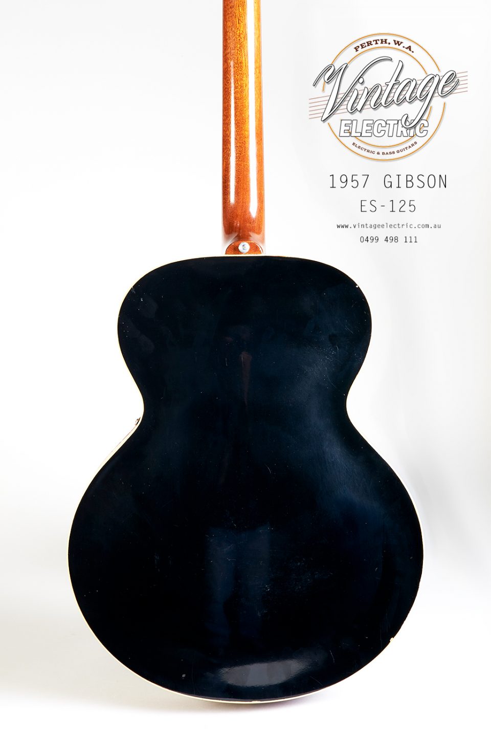 1957 Gibson ES-125 USA Back of Body