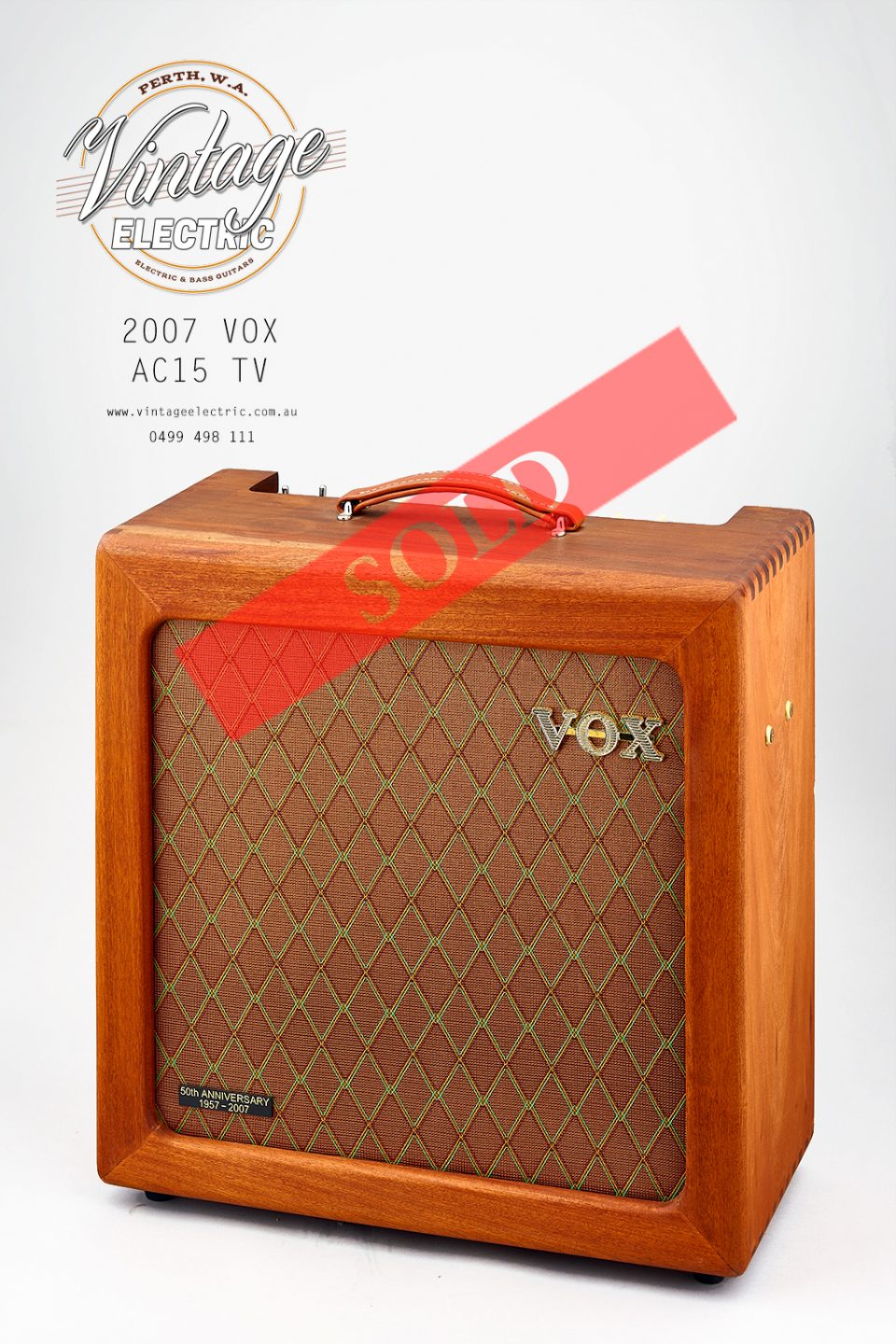 2007 Vox AC15 TV SOLD