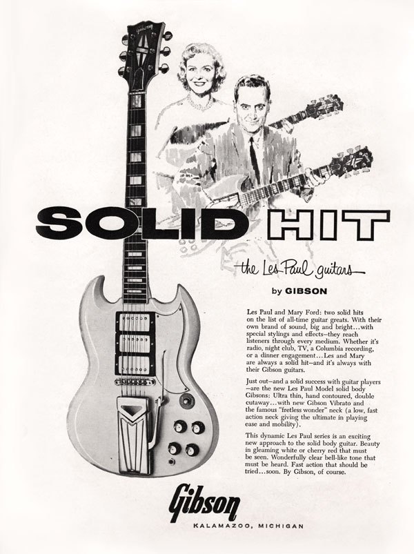 Advertisement - Gibson Les Paul Custom