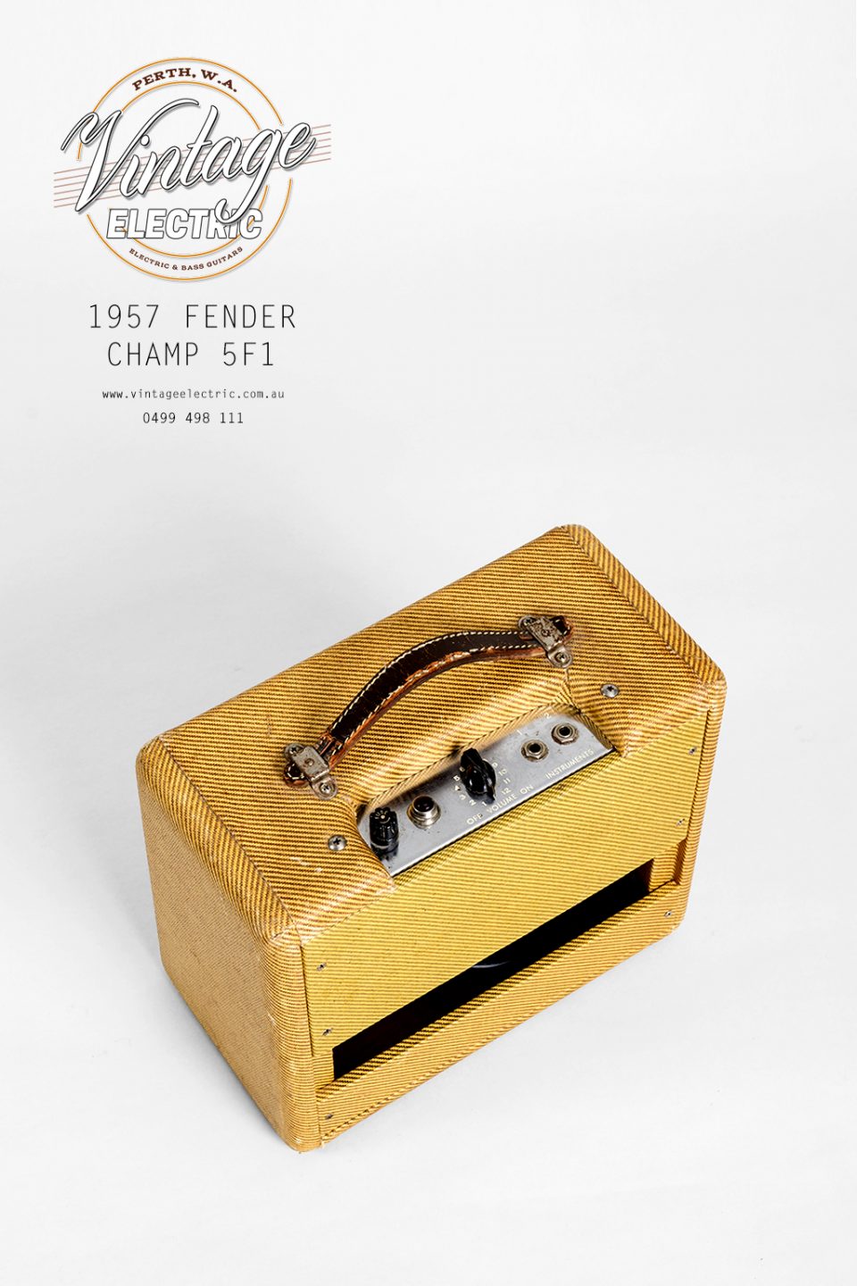 1957 Fender Champ 5F1 Back Top