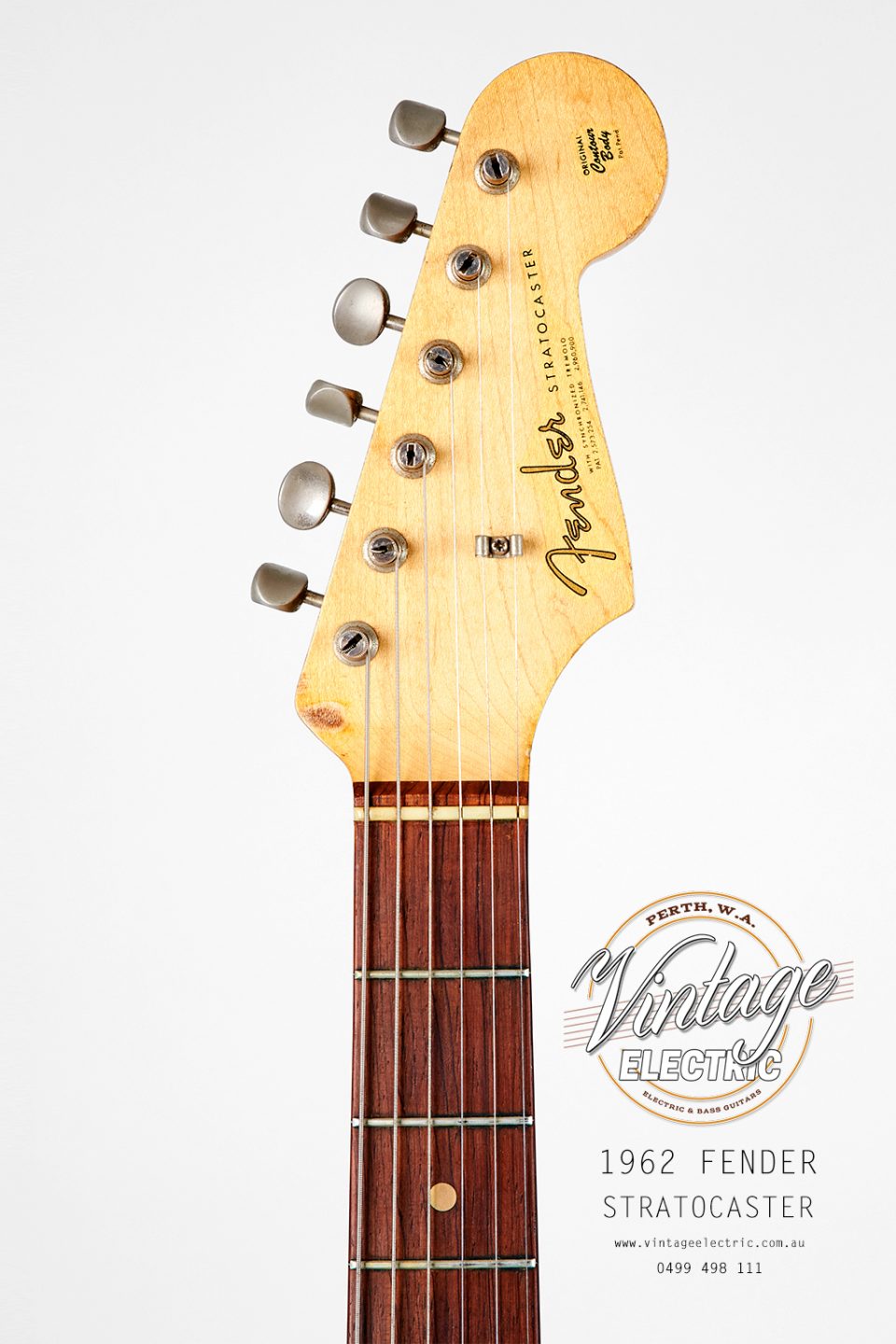 1962 Fender Stratocaster Headstock