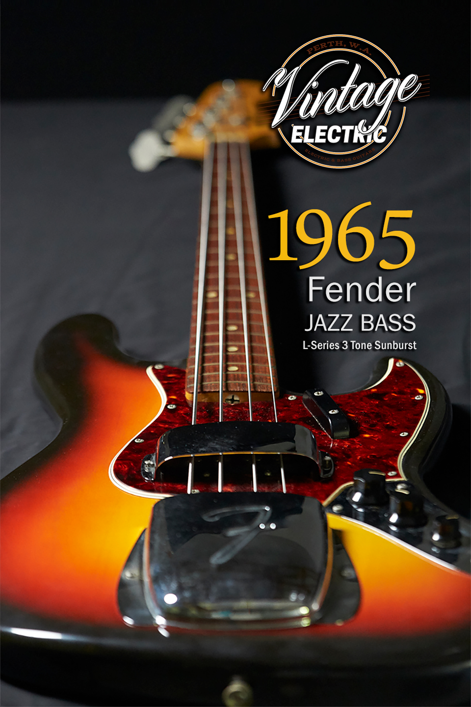 1965 Fender Jazz Bass Close Up Photo