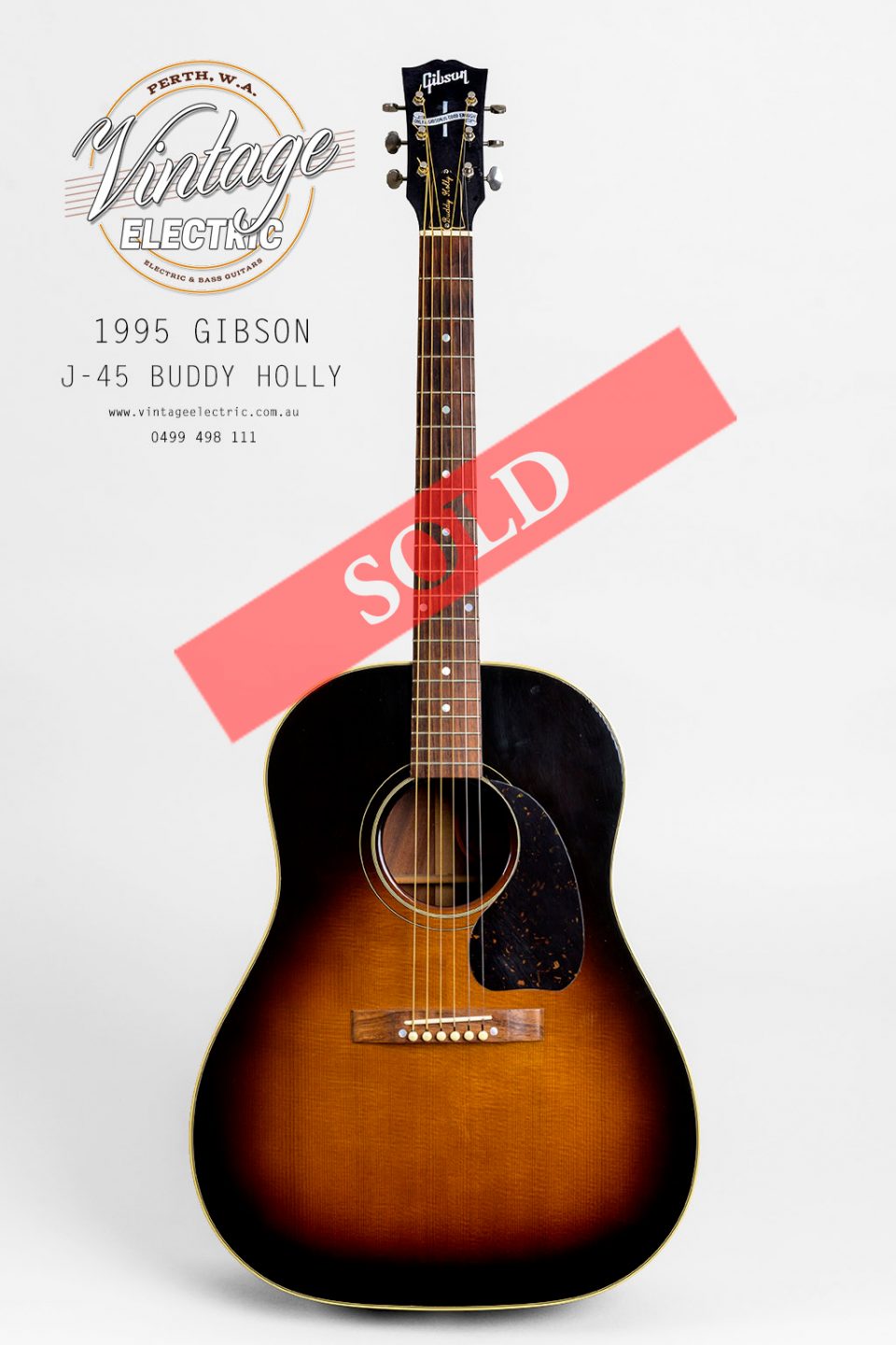 1995 Gibson J-45 Buddy Holly