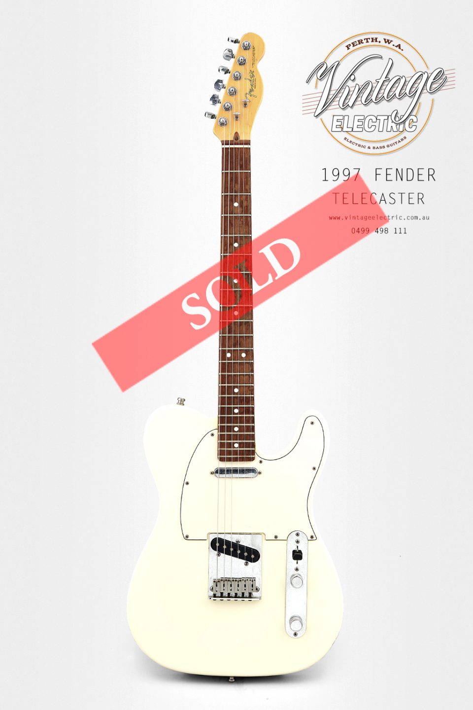 1997 Fender Telecaster Olympic White