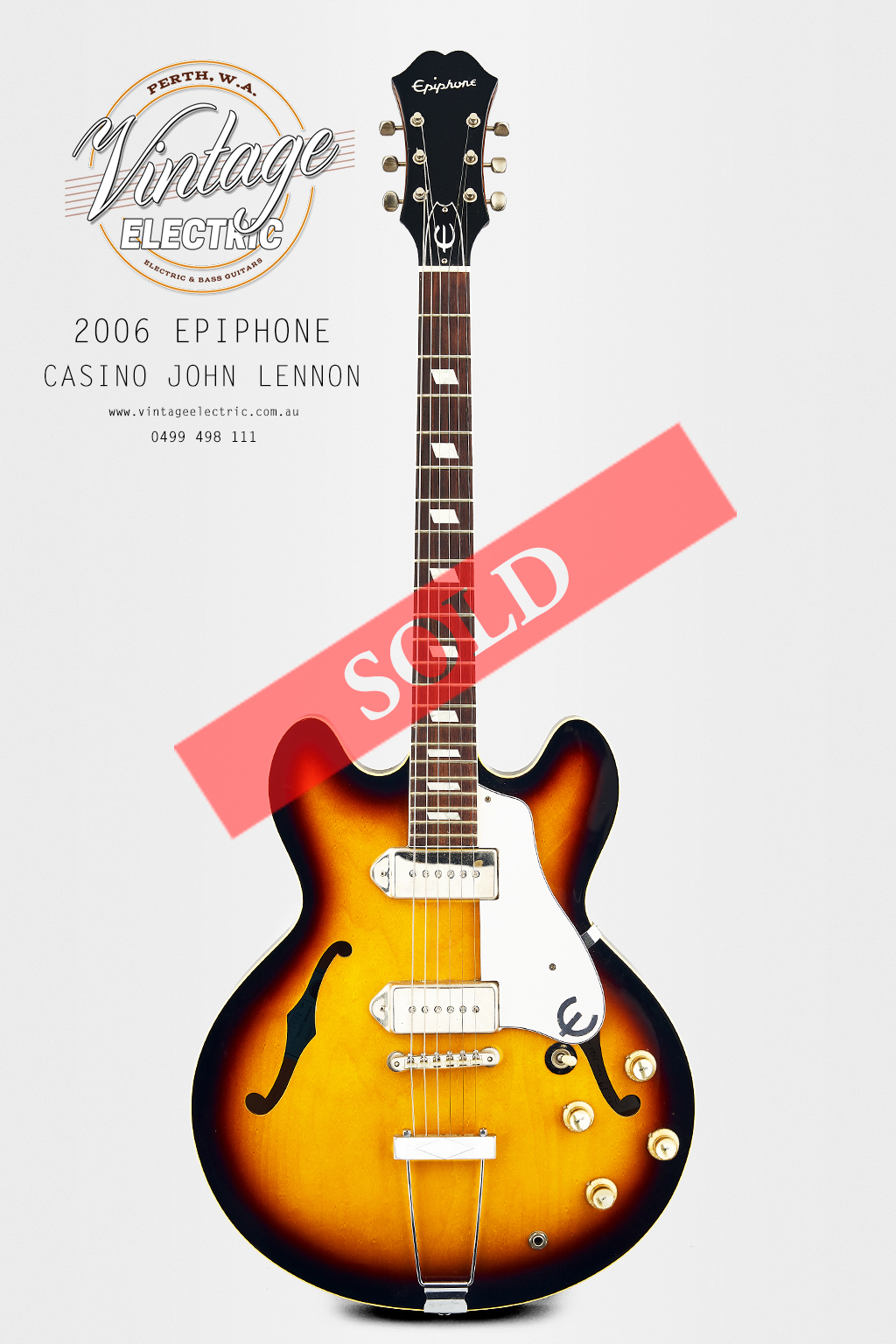 2006 epiphone casino limited edition bigsby