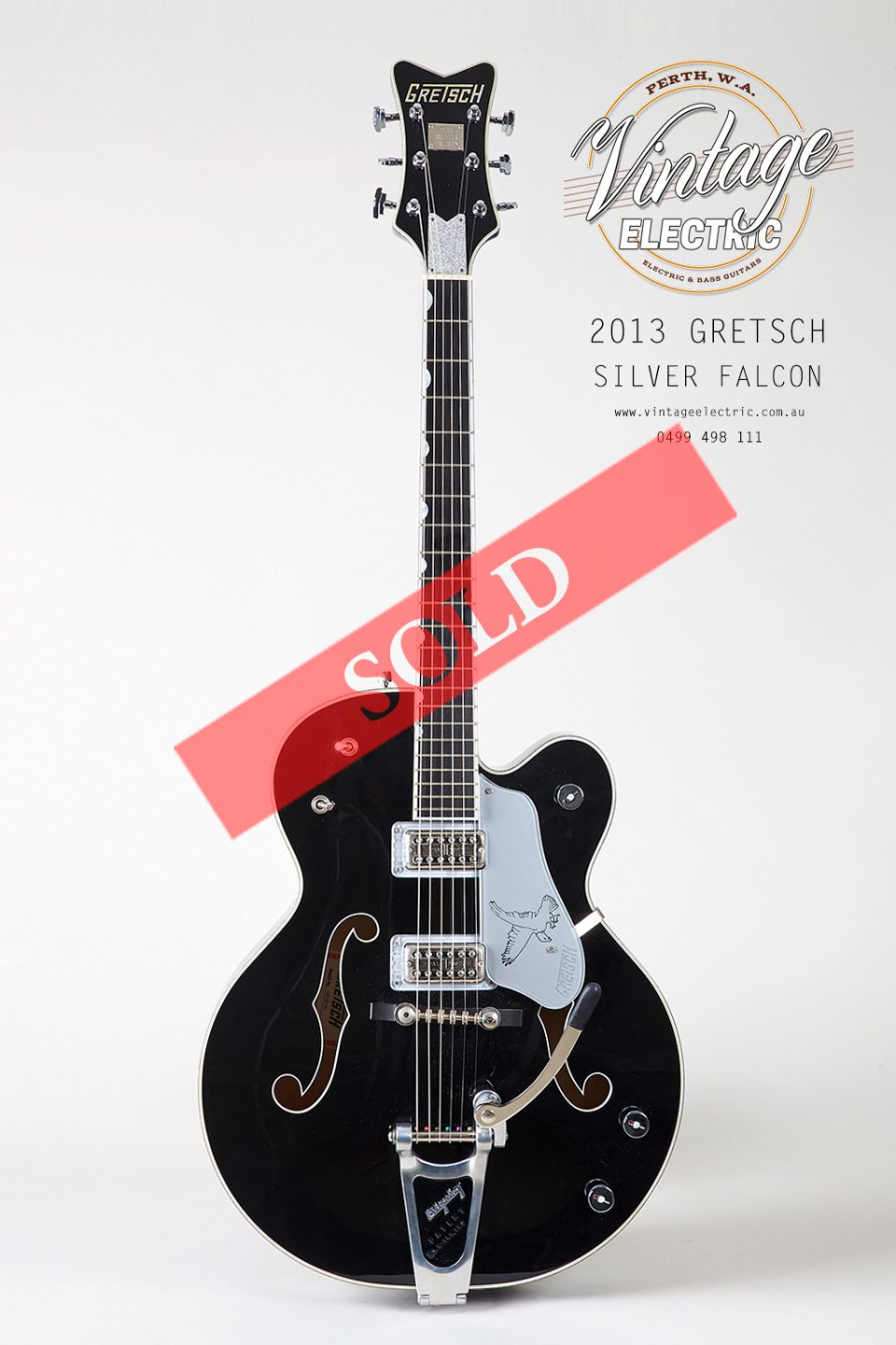 2013 Gretsch Silver Falcon SOLD