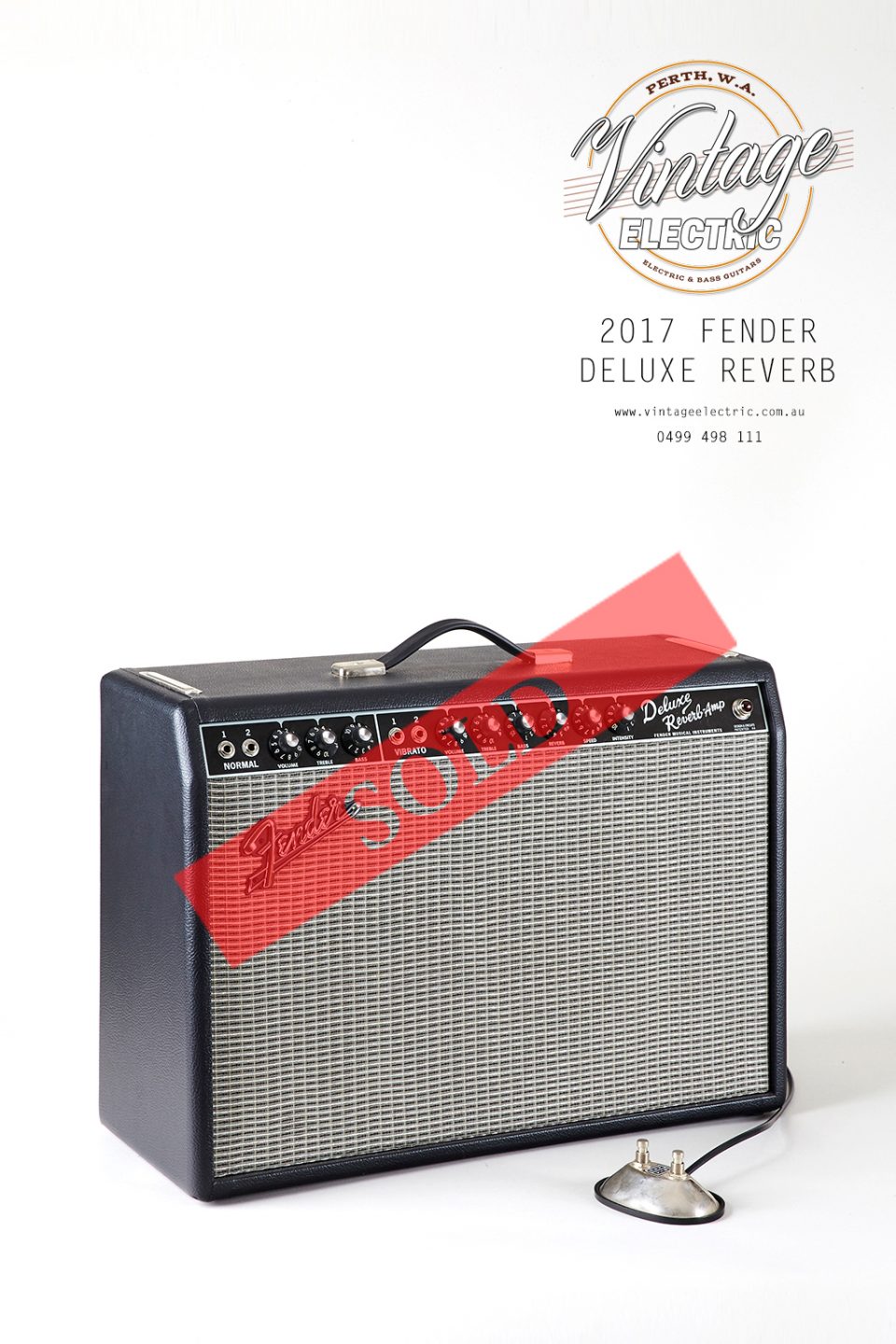 2017 Fender Deluxe Reverb Large SOLD
