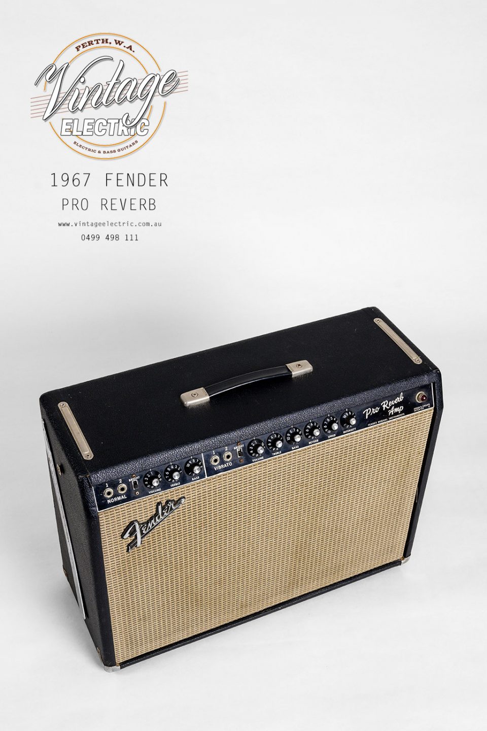 1967 Fender Pro Reverb Blackface Top
