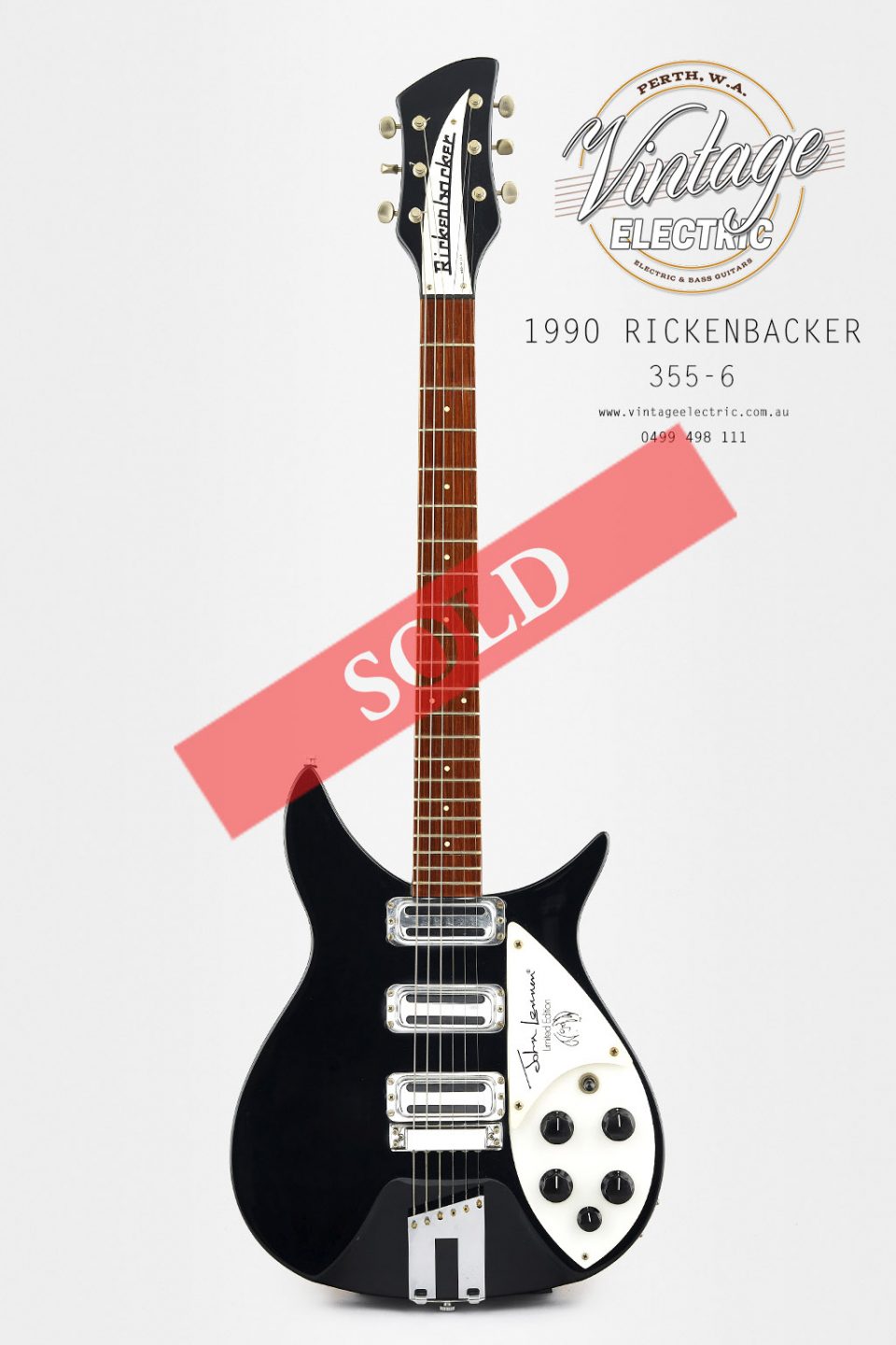 1990 Rickenbacker 355 6 SOLD