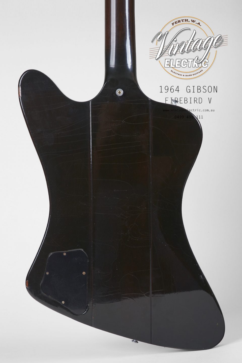 1964 Gibson Firebird V Back of Guitar