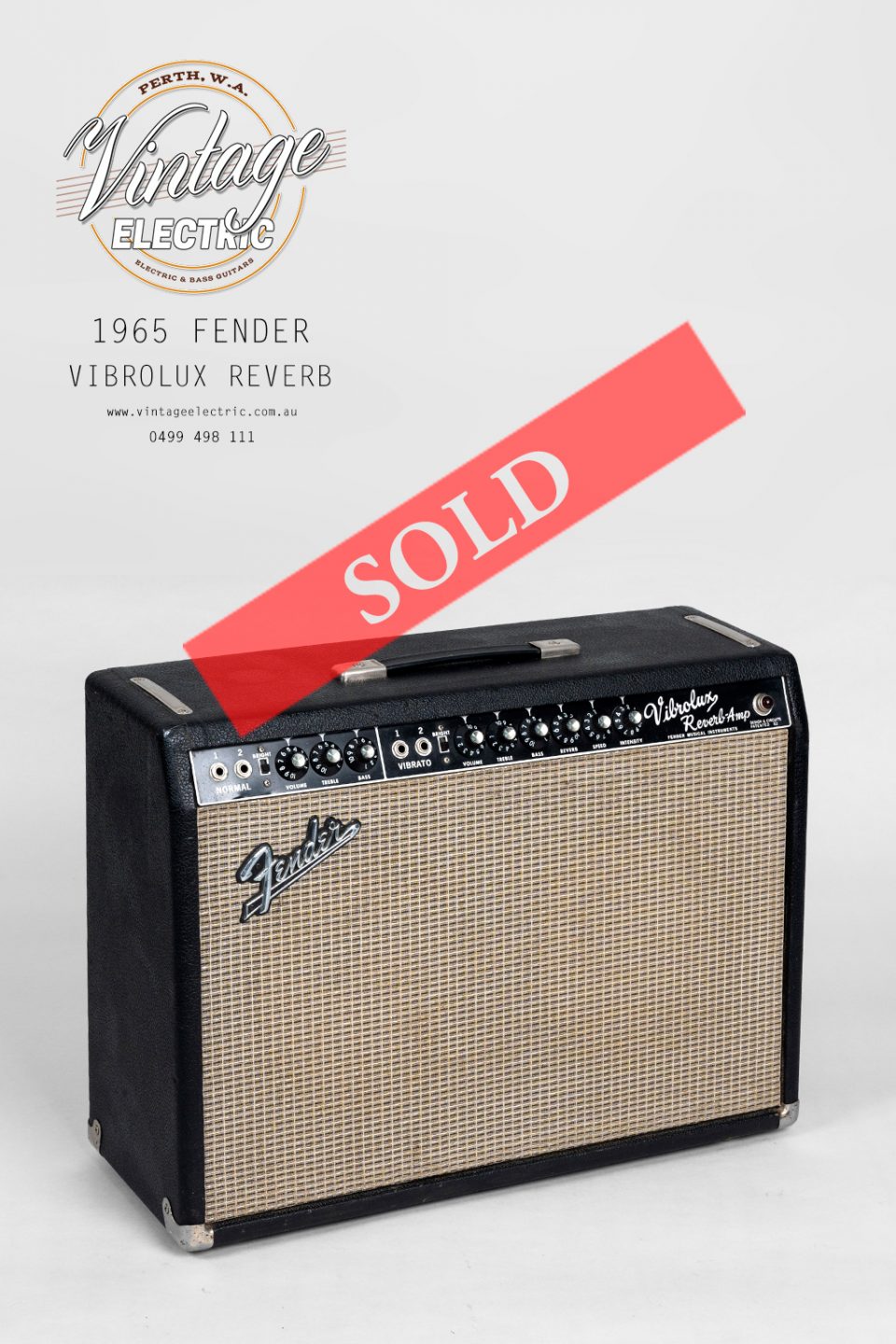 1965 Fender Vibrolux Reverb LARGE SOLD