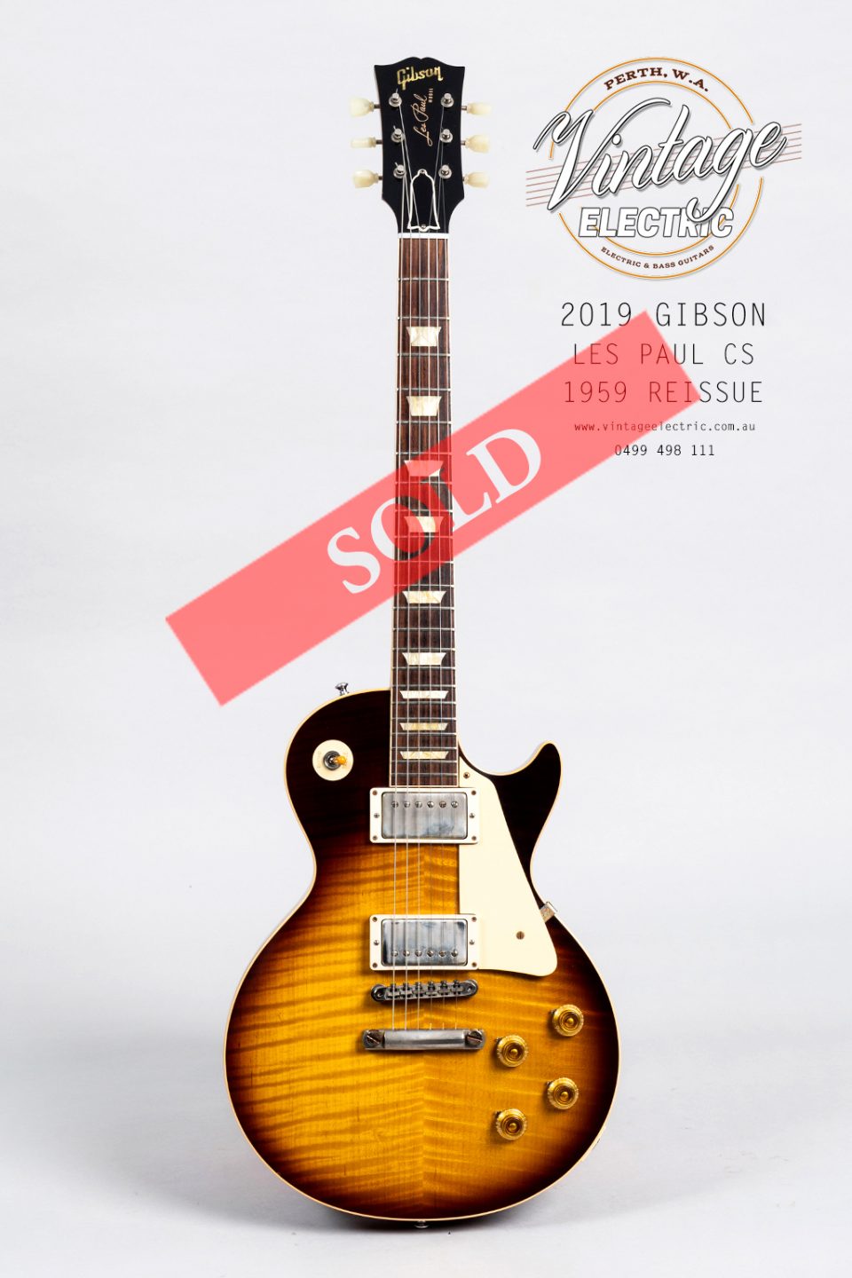 2019 Gibson Les Paul Standard 1959 Reissue Custom Shop SOLD