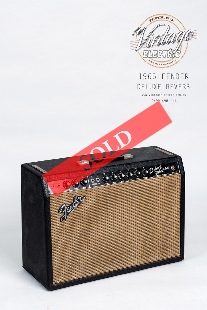 1965 Fender Deluxe Reverb (2 Of 3) Blackface Amplifier | Vintage Electric