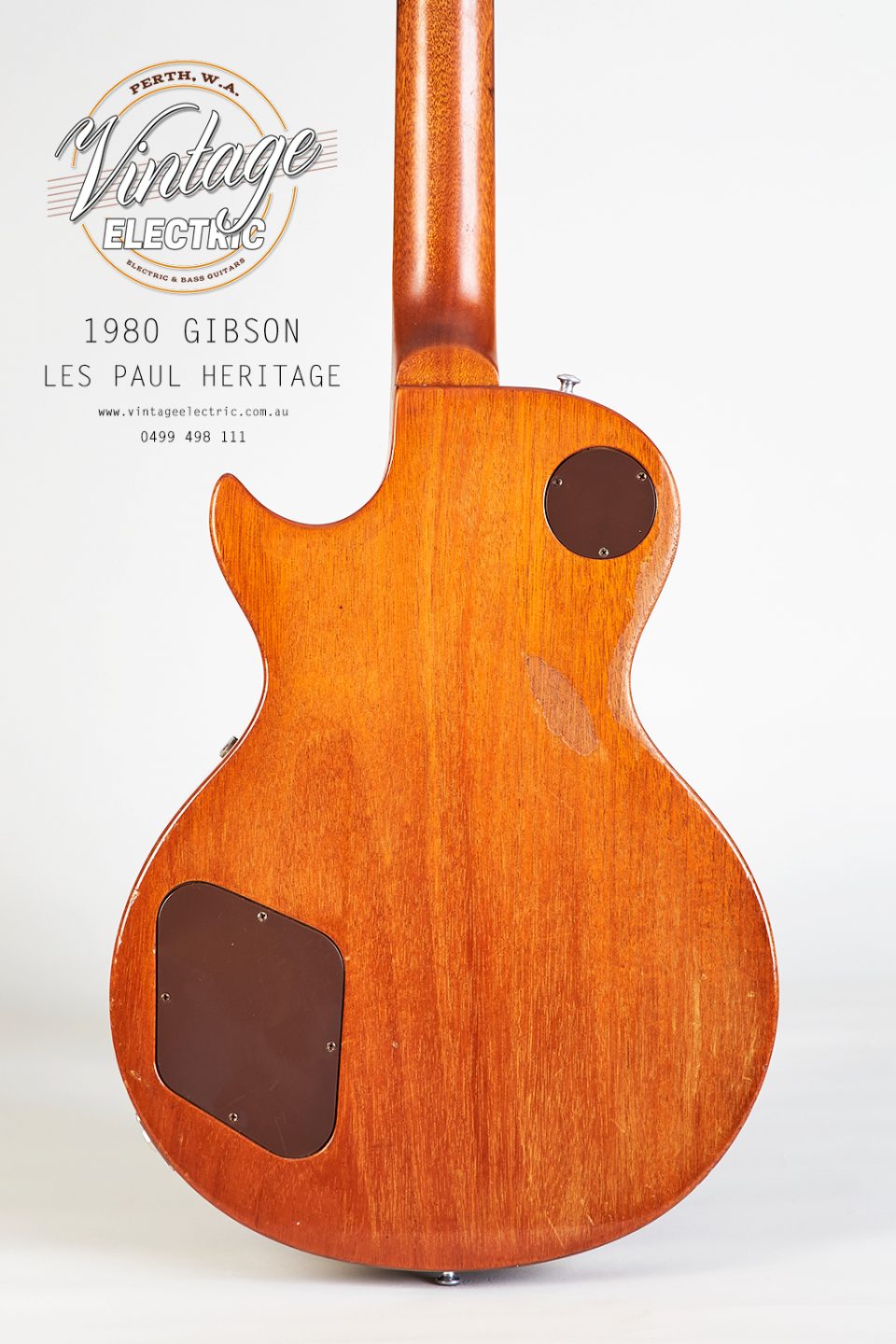 1980 Gibson Les Paul Heritage Elite Back of Body