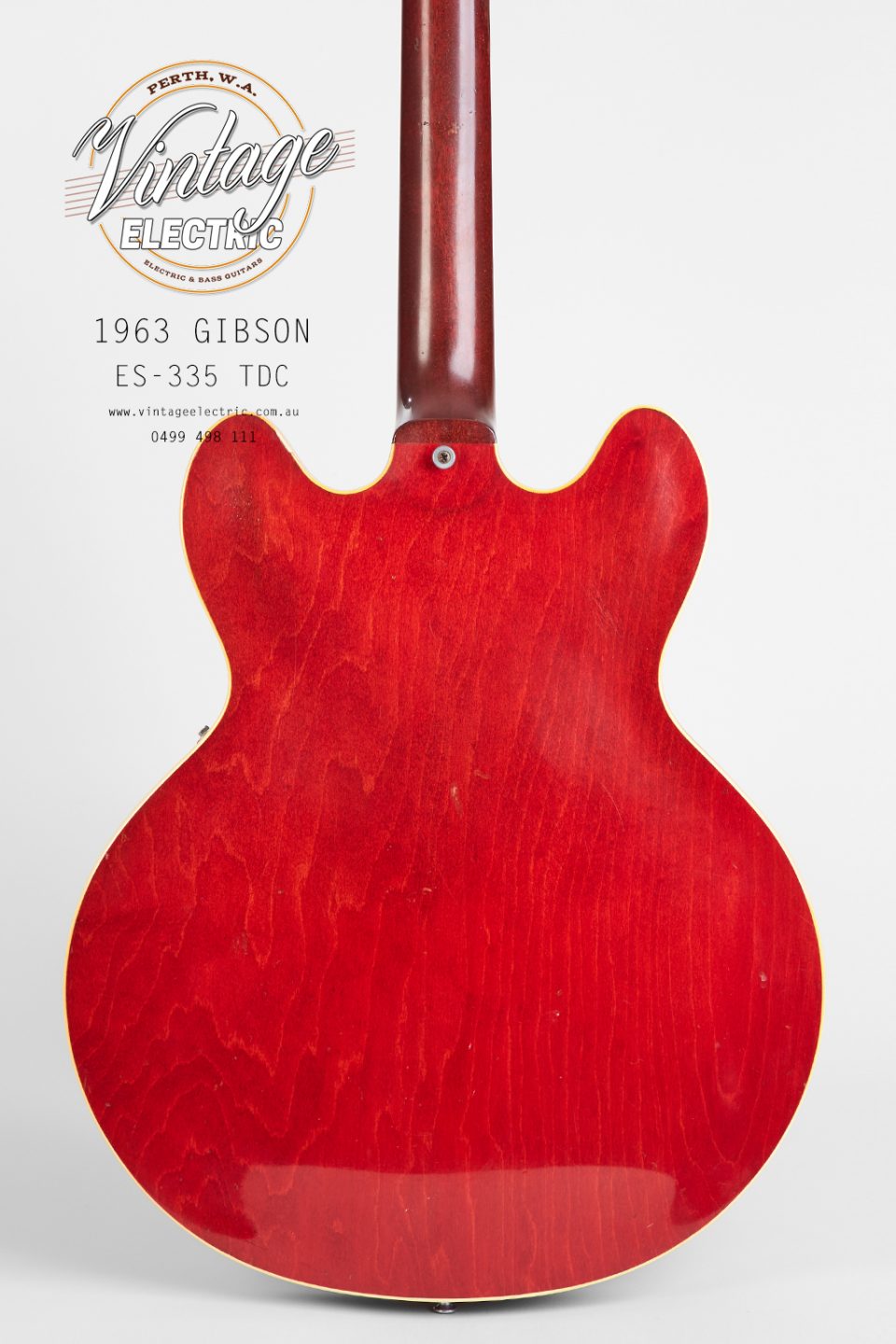 1963 Gibson 335 TDC Rear Body