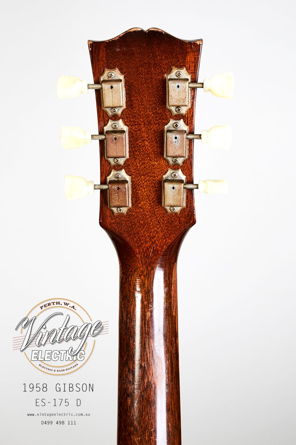 1958 Gibson ES175 Back of Headstock