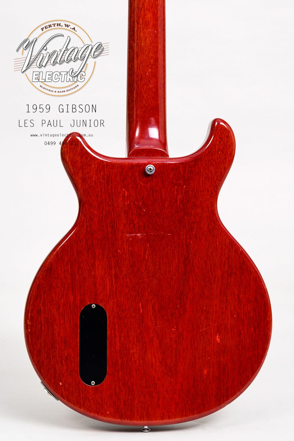 1959 Gibson Les Paul Jr Back of Body