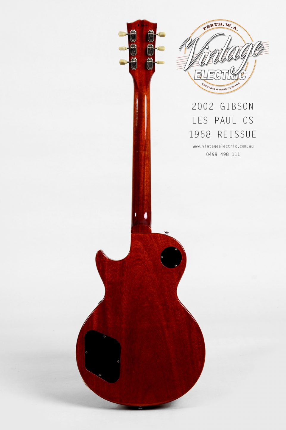 2002 Gibson Les Paul R8 Back of Guitar