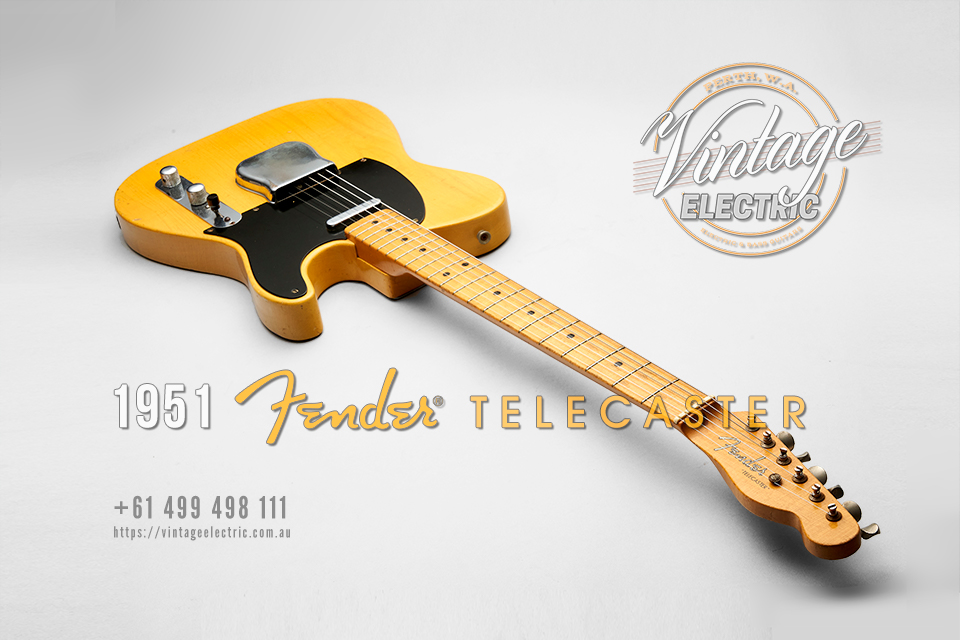 951 Fender Telecaster Blackguard Butterscotch