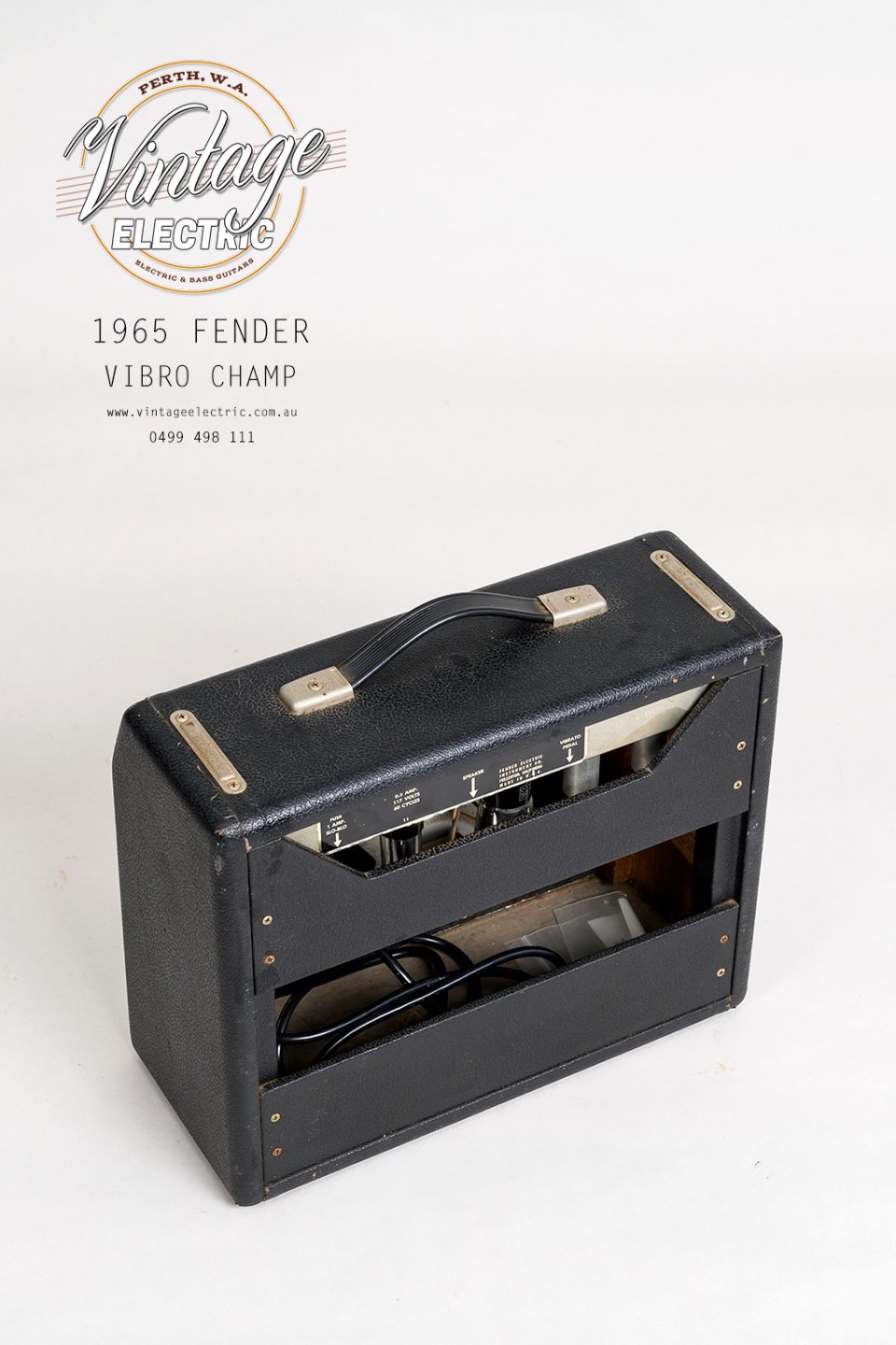 1965 Fender Vibro Champ Back Top
