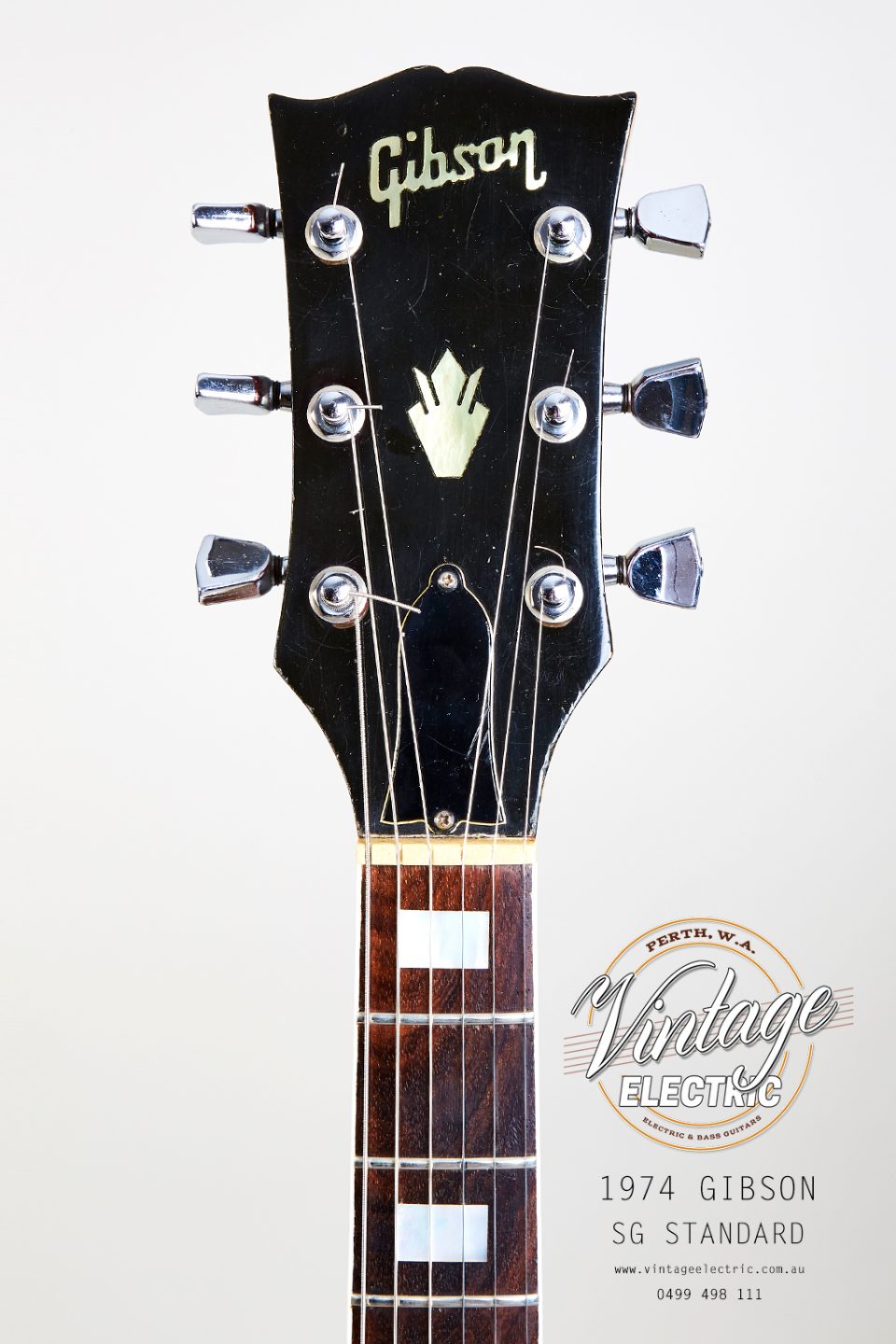1974 Gibson SG Headstock