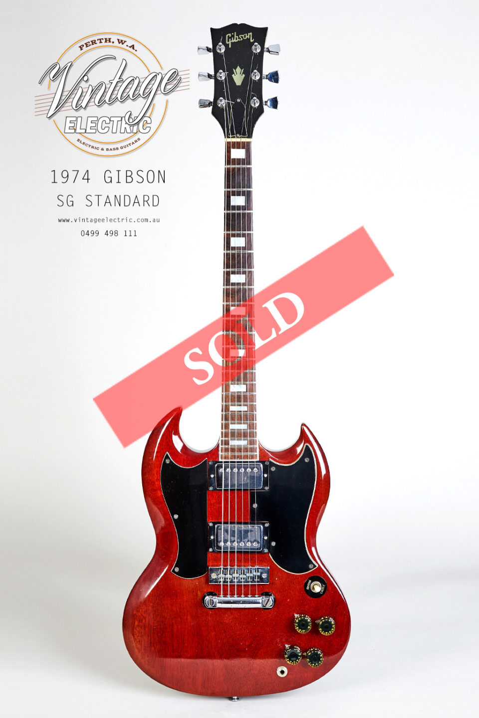 1974 Gibson SG Standard Cherry Sold