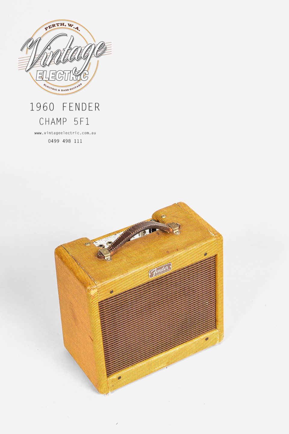 1960 Fender Champ 5F1 A Top