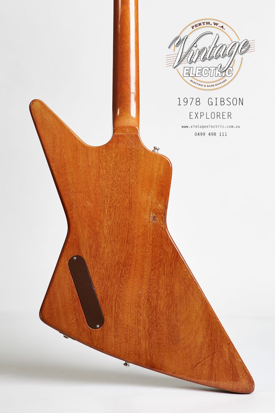 1978 Gibson Explorer Mahogany Back of Body
